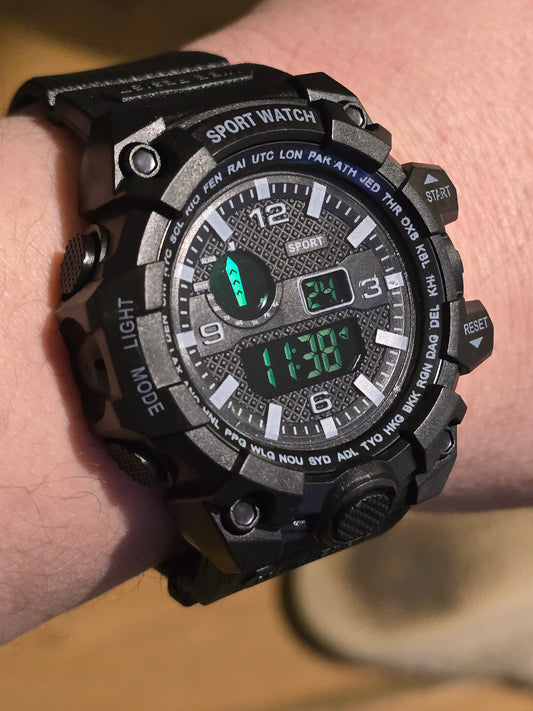 Mens Digital Sports Watch - New - 1