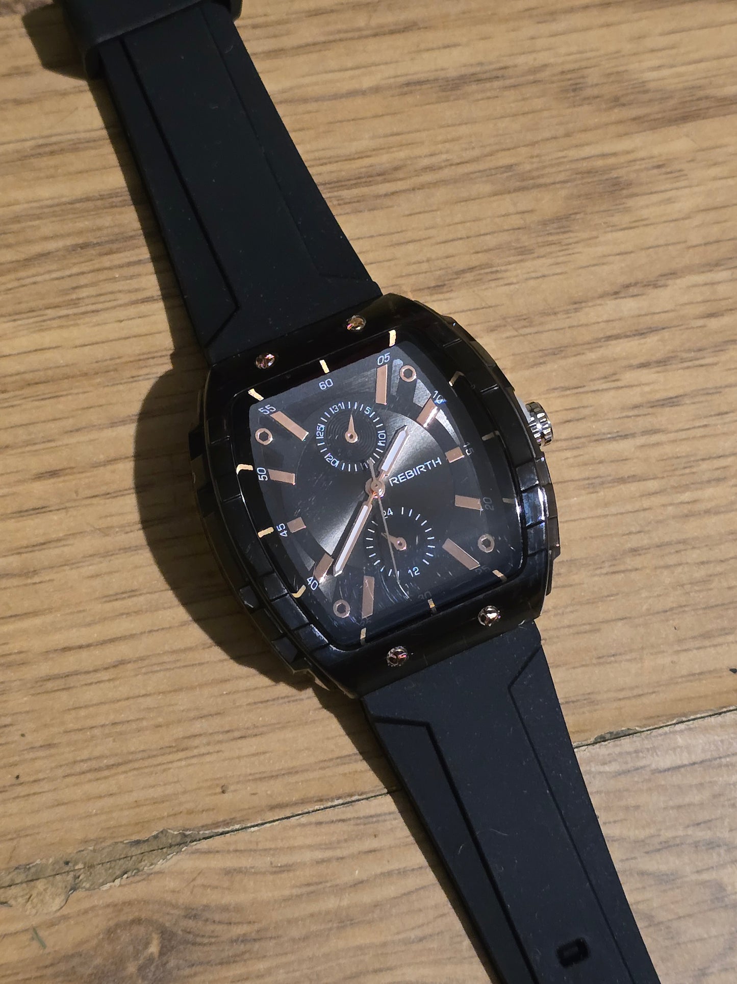 Rebirth Ladies Quartz Watch in Black - New - 1