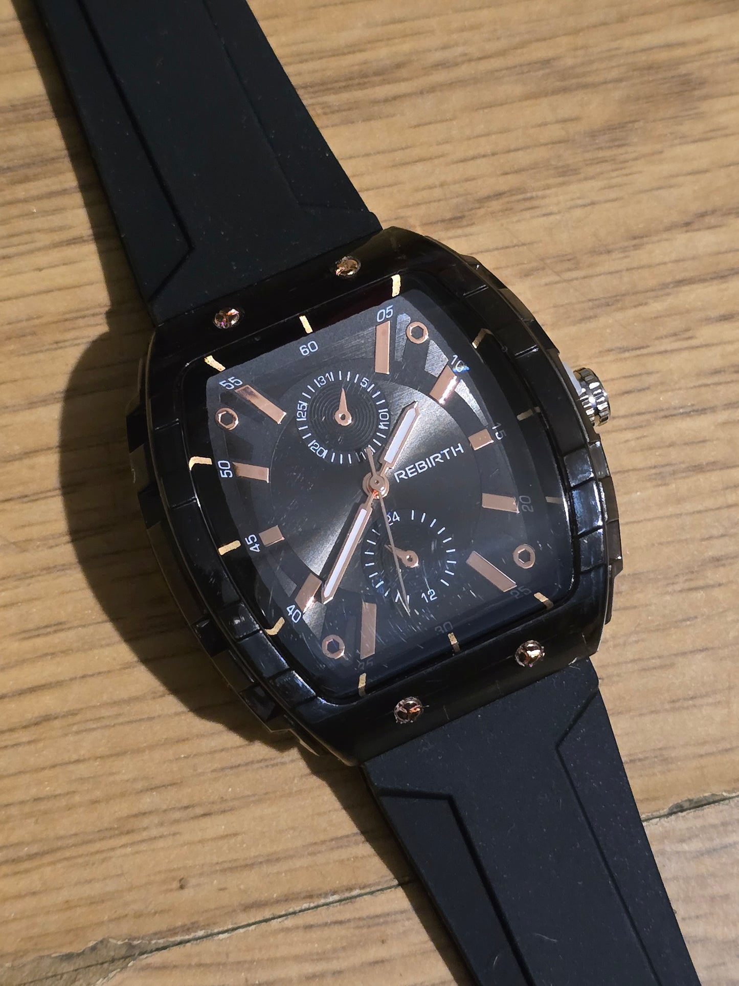 Rebirth Ladies Quartz Watch in Black - New - 1