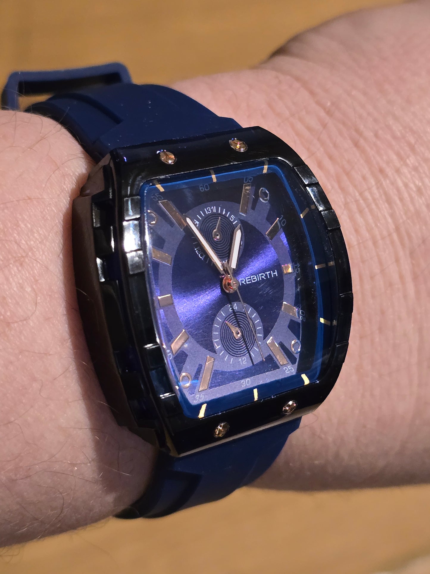 Rebirth Ladies Quartz Watch In Blue - New - 1