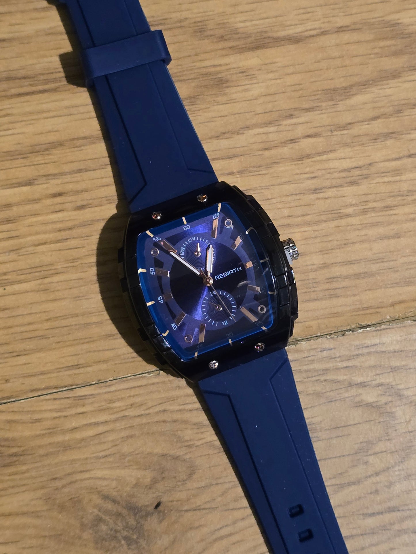 Rebirth Ladies Quartz Watch In Blue - New - 1