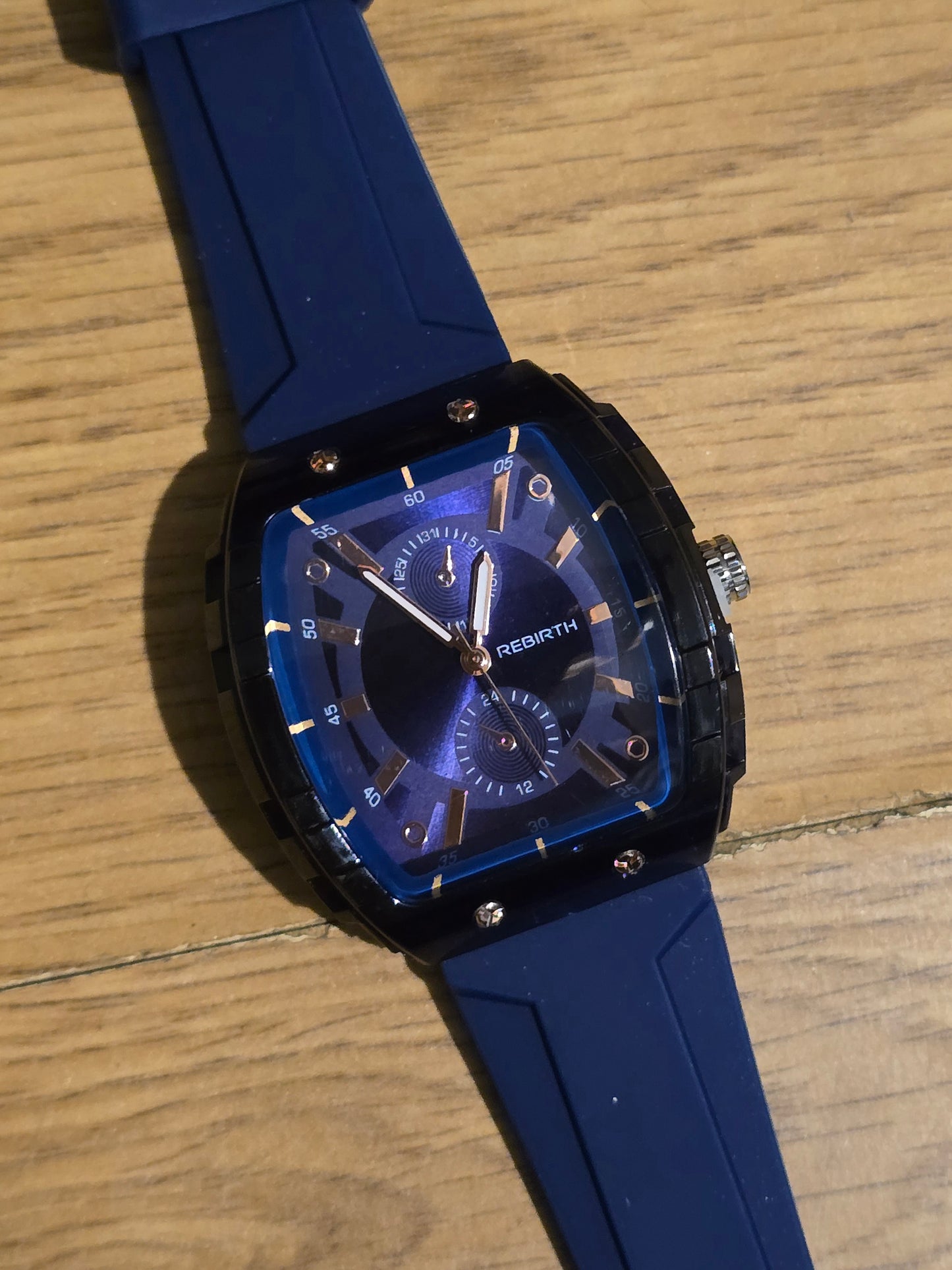 Rebirth Ladies Quartz Watch In Blue - New - 1