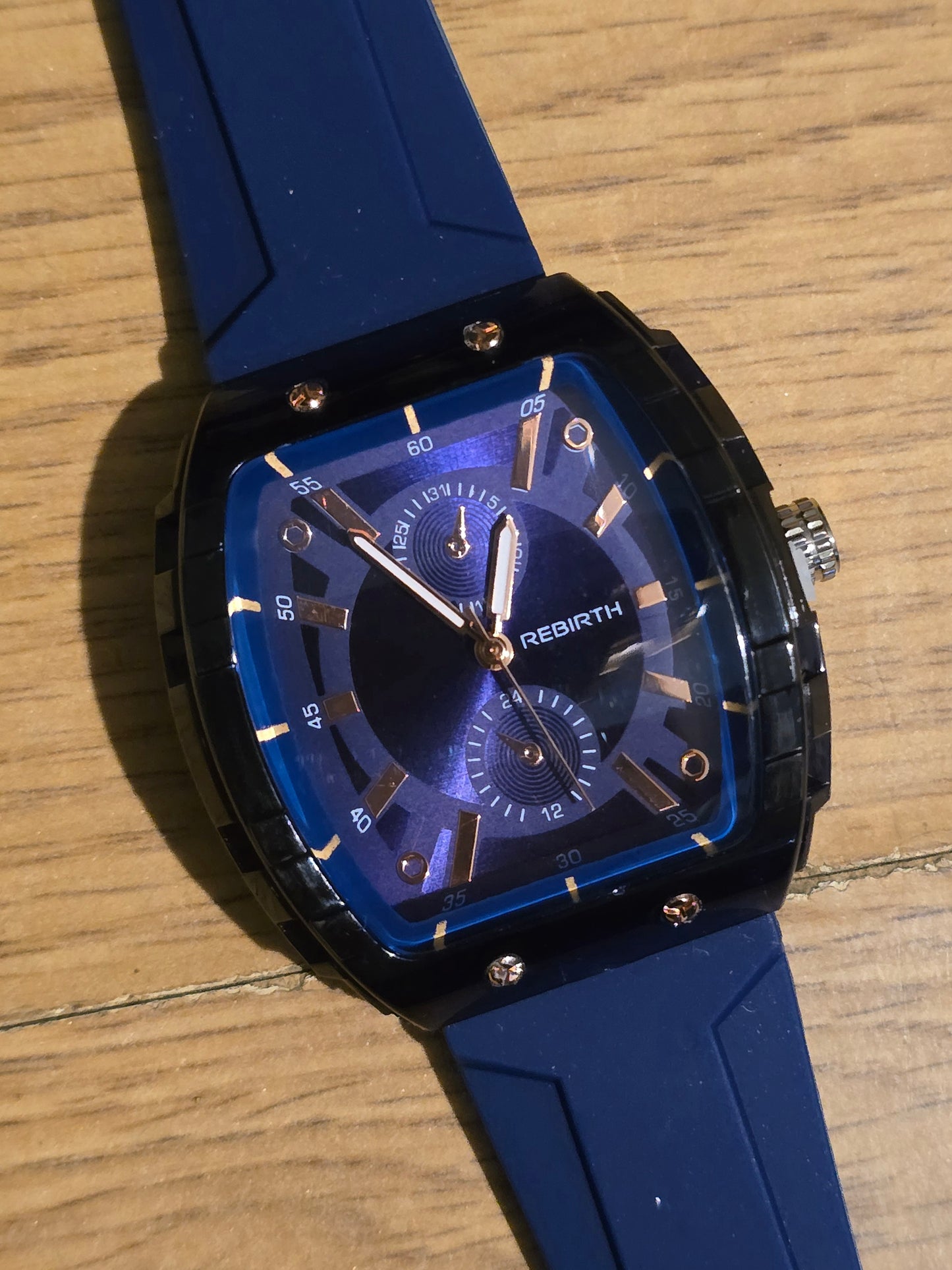 Rebirth Ladies Quartz Watch In Blue - New - 1