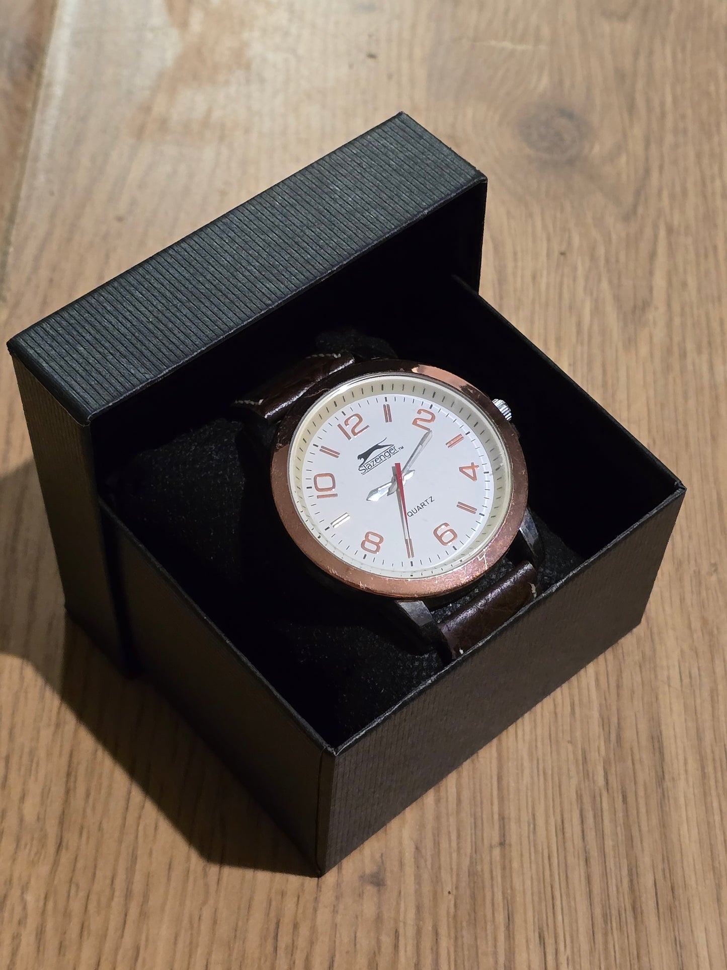 Slazenger Mens Rose Gold Coloured Quartz Watch - Pre-owned - 1