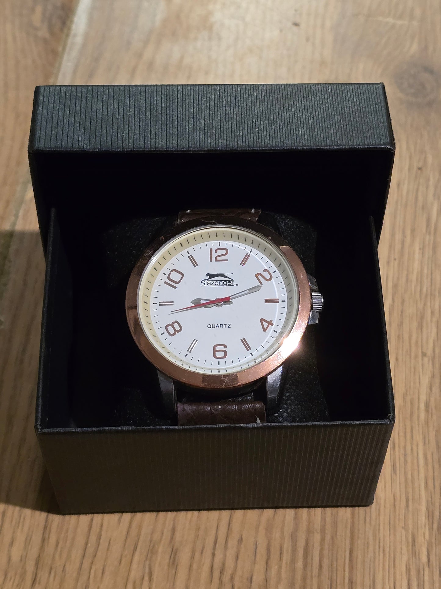 Slazenger Mens Rose Gold Coloured Quartz Watch - Pre-owned - 1