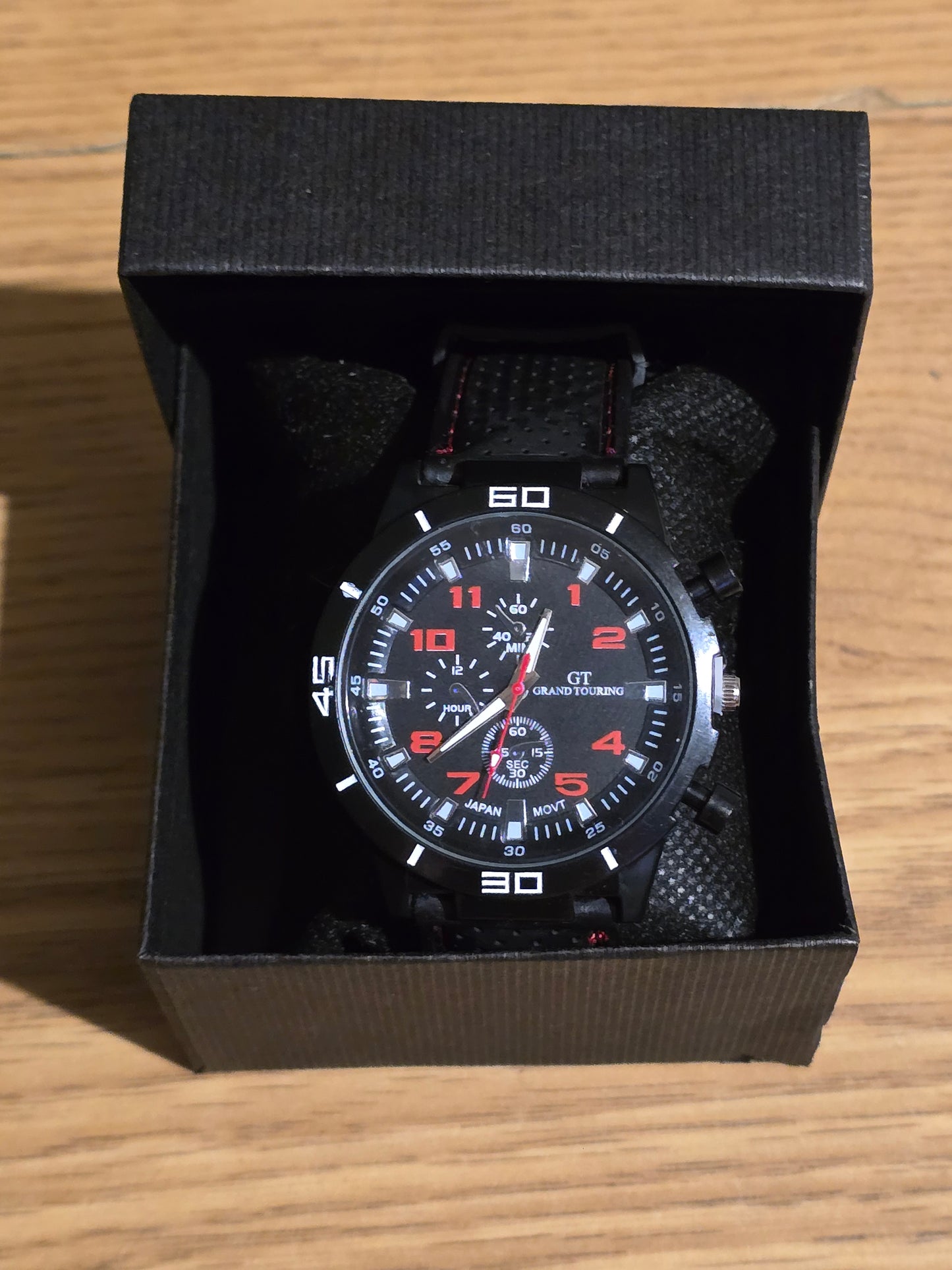 G.T Mens Quartz Watch - Red - New