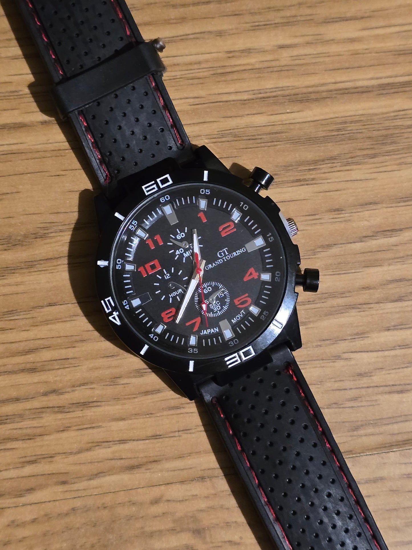 G.T Mens Quartz Watch - Red - New