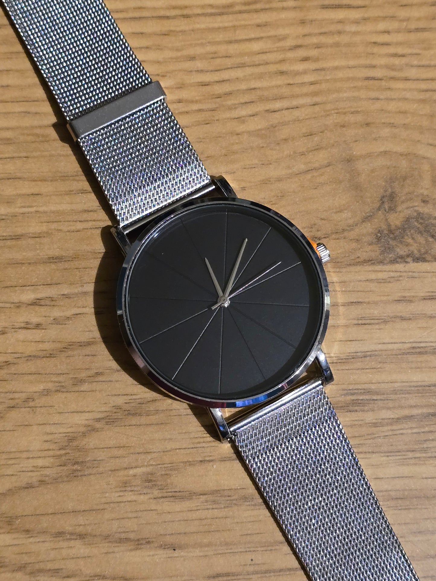 Mens Mesh Strap Quartz Watch - New - 1