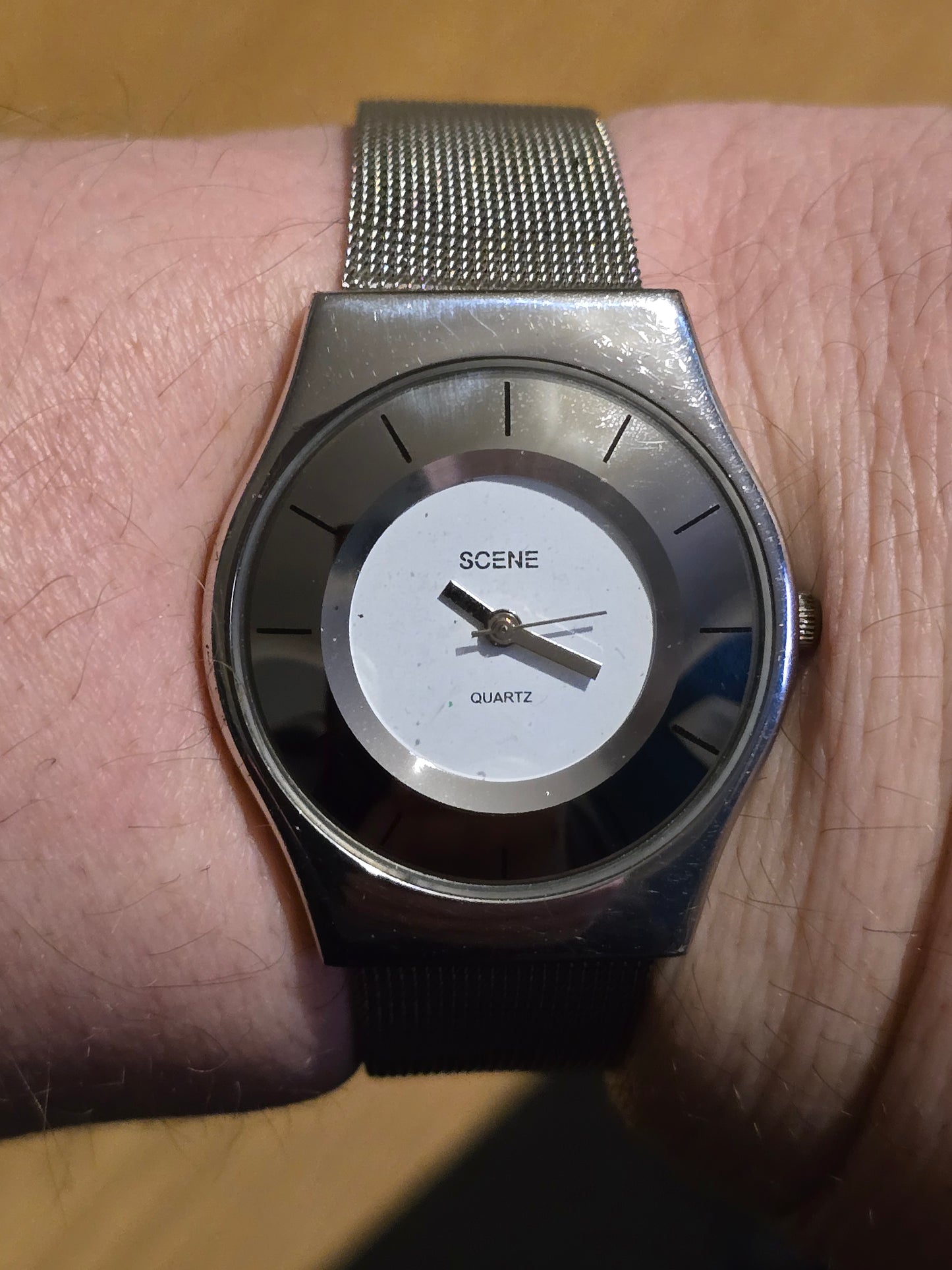 Scene Unisex Quartz Dress Watch - Pre-owned - 1