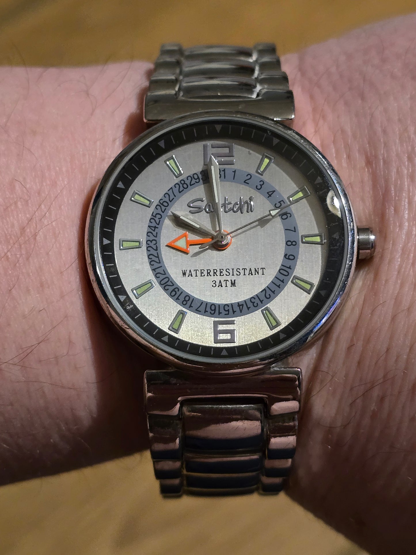 Saatchi Mens Water Resistant Quartz Watch - New - 1