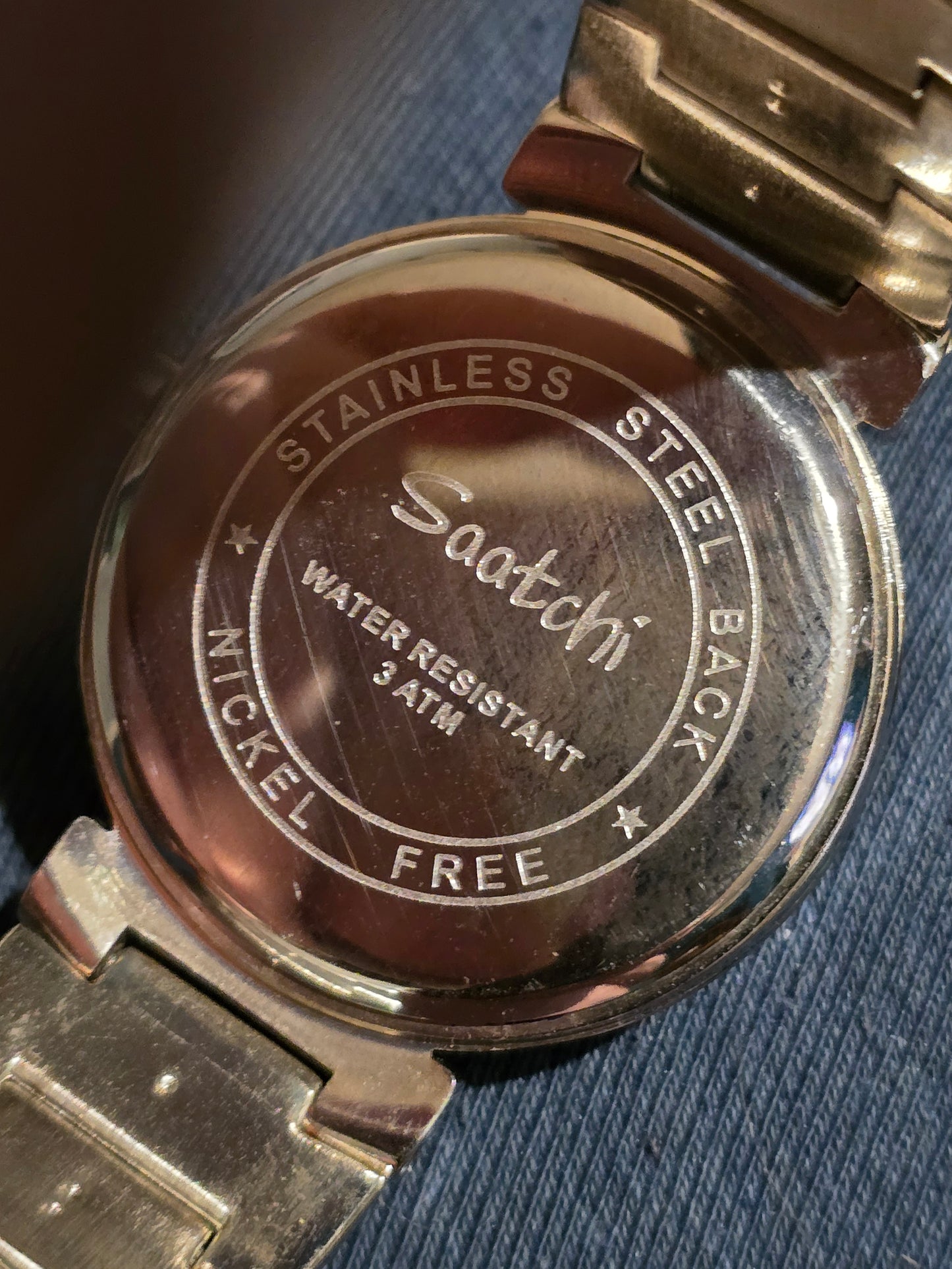 Saatchi Mens Water Resistant Quartz Watch - New - 1