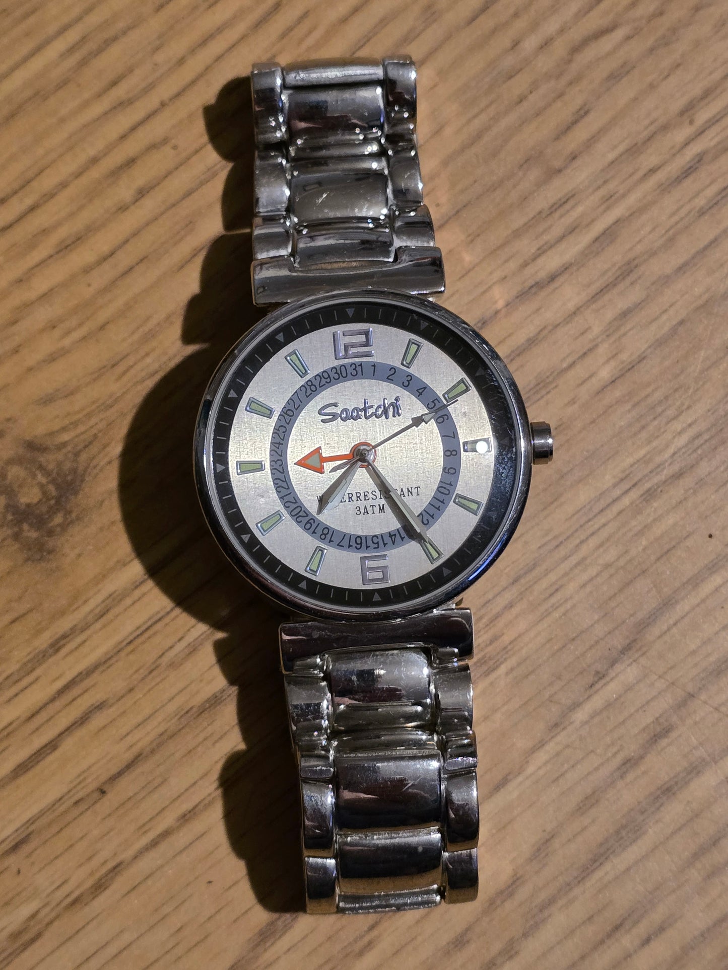 Saatchi Mens Water Resistant Quartz Watch - New - 1