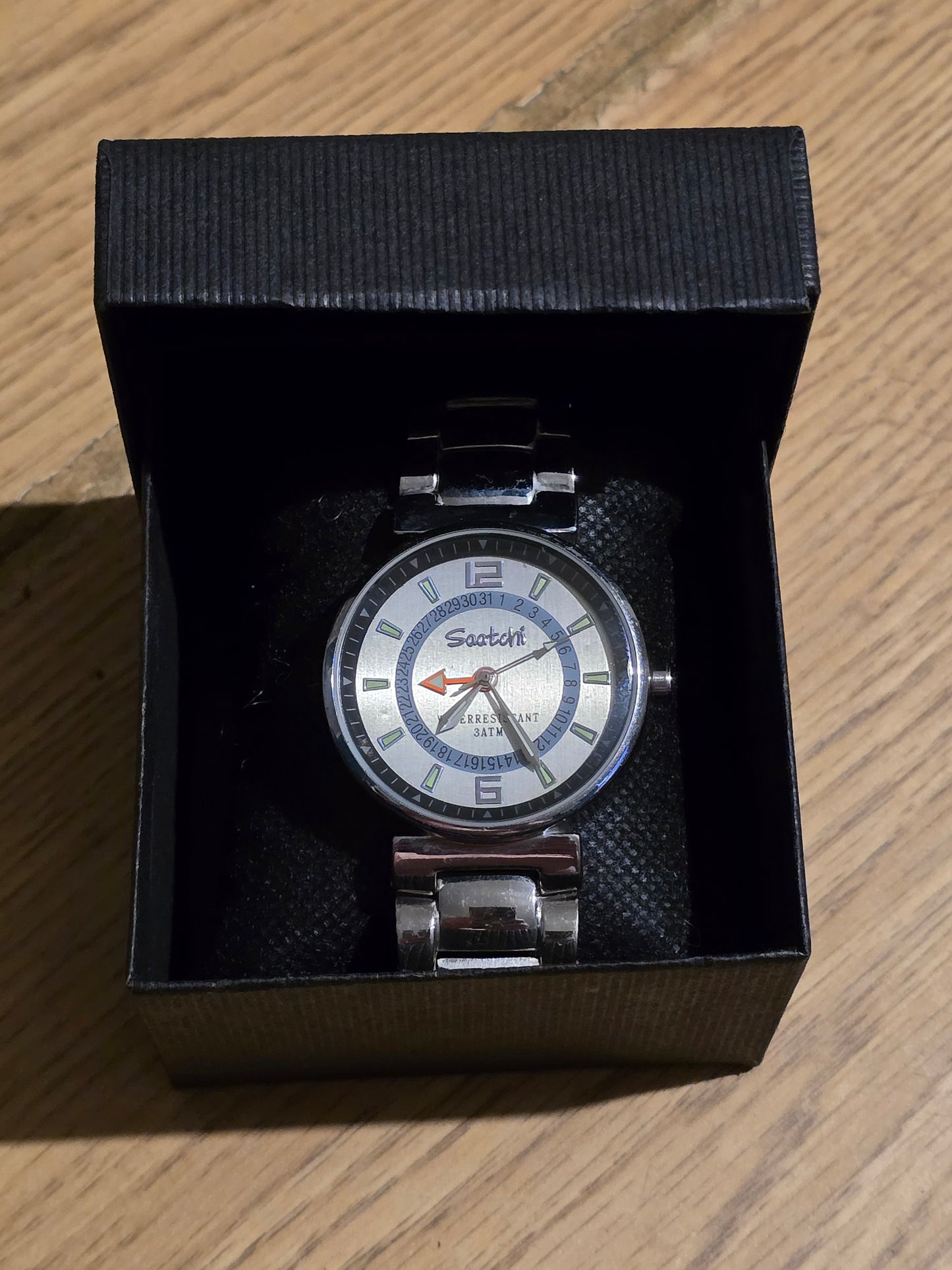 Saatchi Mens Water Resistant Quartz Watch - New - 1