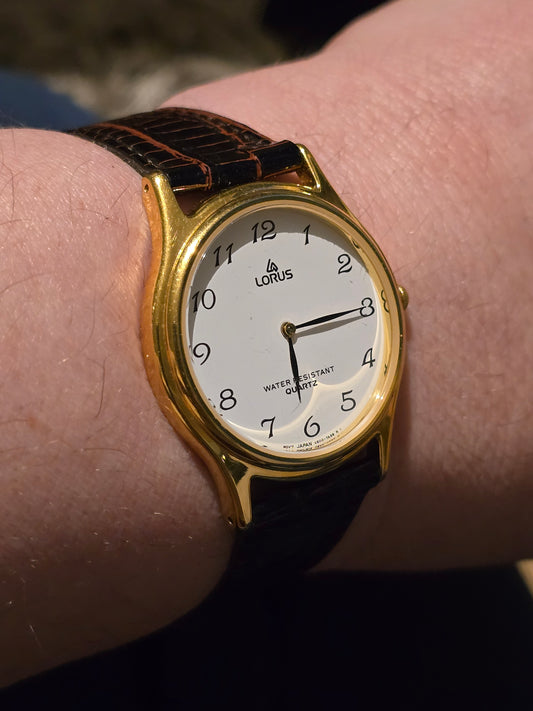 Lorus Gold Plated Ladies Quartz Watch - Pre-owned - 1