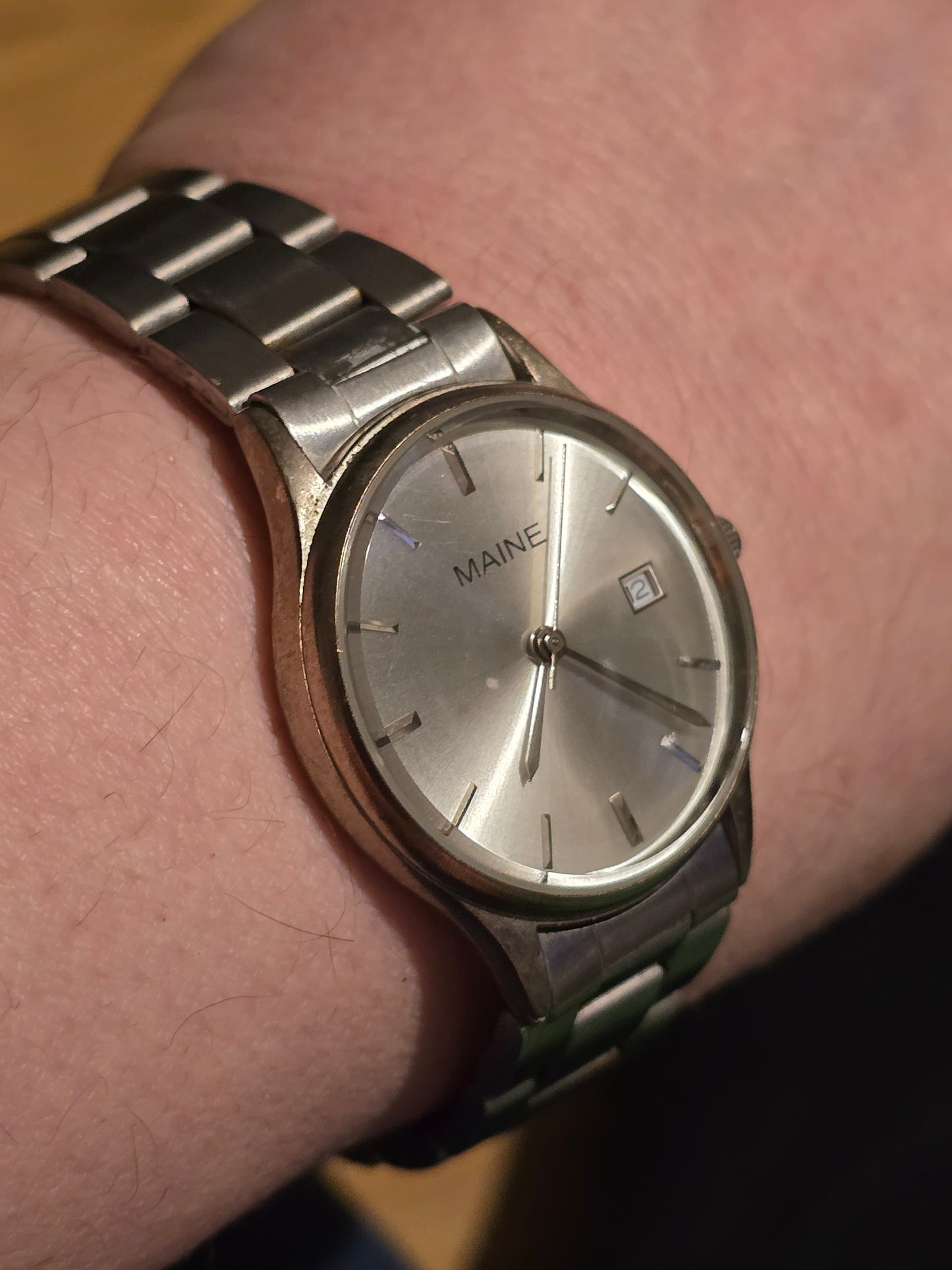 Maine Mens Water Resistant Quartz Watch - Pre-owned - 1