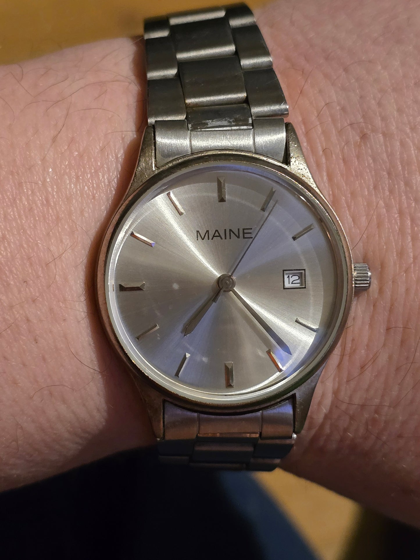 Maine Mens Water Resistant Quartz Watch - Pre-owned - 1