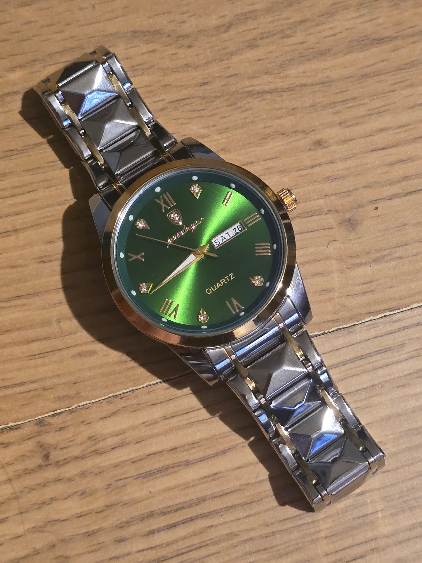 Poedagar Mens Bi-Colour Mens Quartz Watch - New - 1