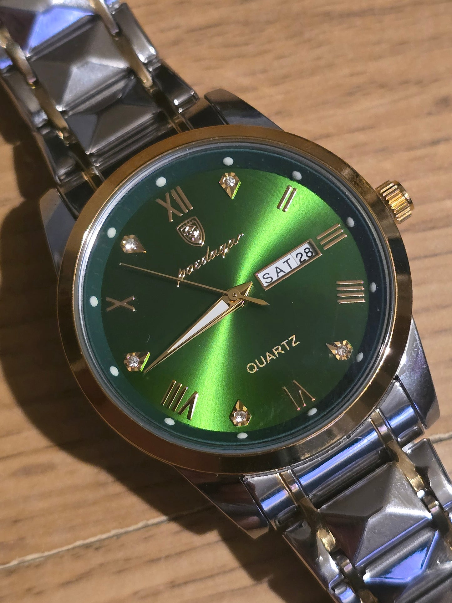 Poedagar Mens Bi-Colour Mens Quartz Watch - New - 1