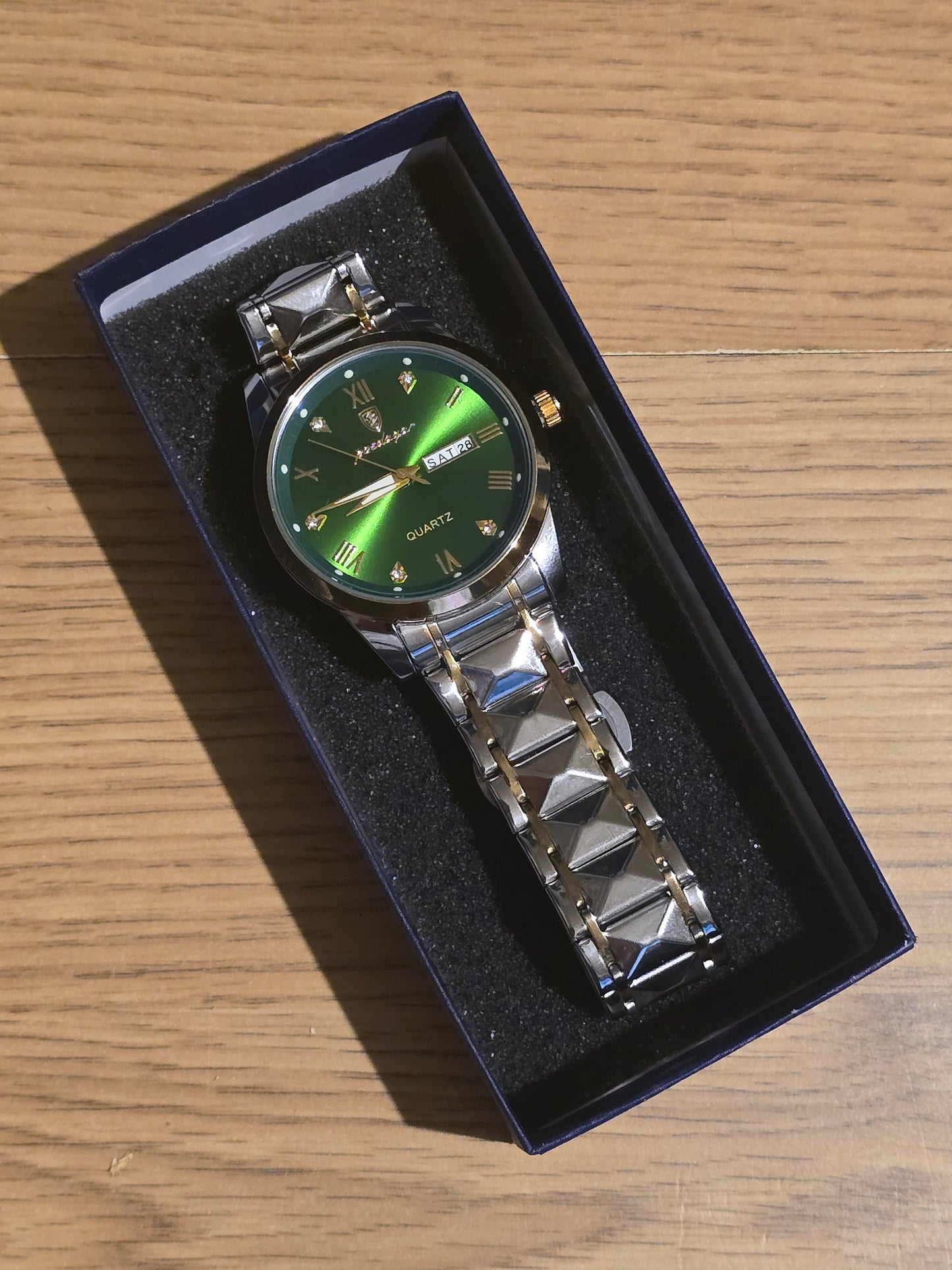 Poedagar Mens Bi-Colour Mens Quartz Watch - New - 1