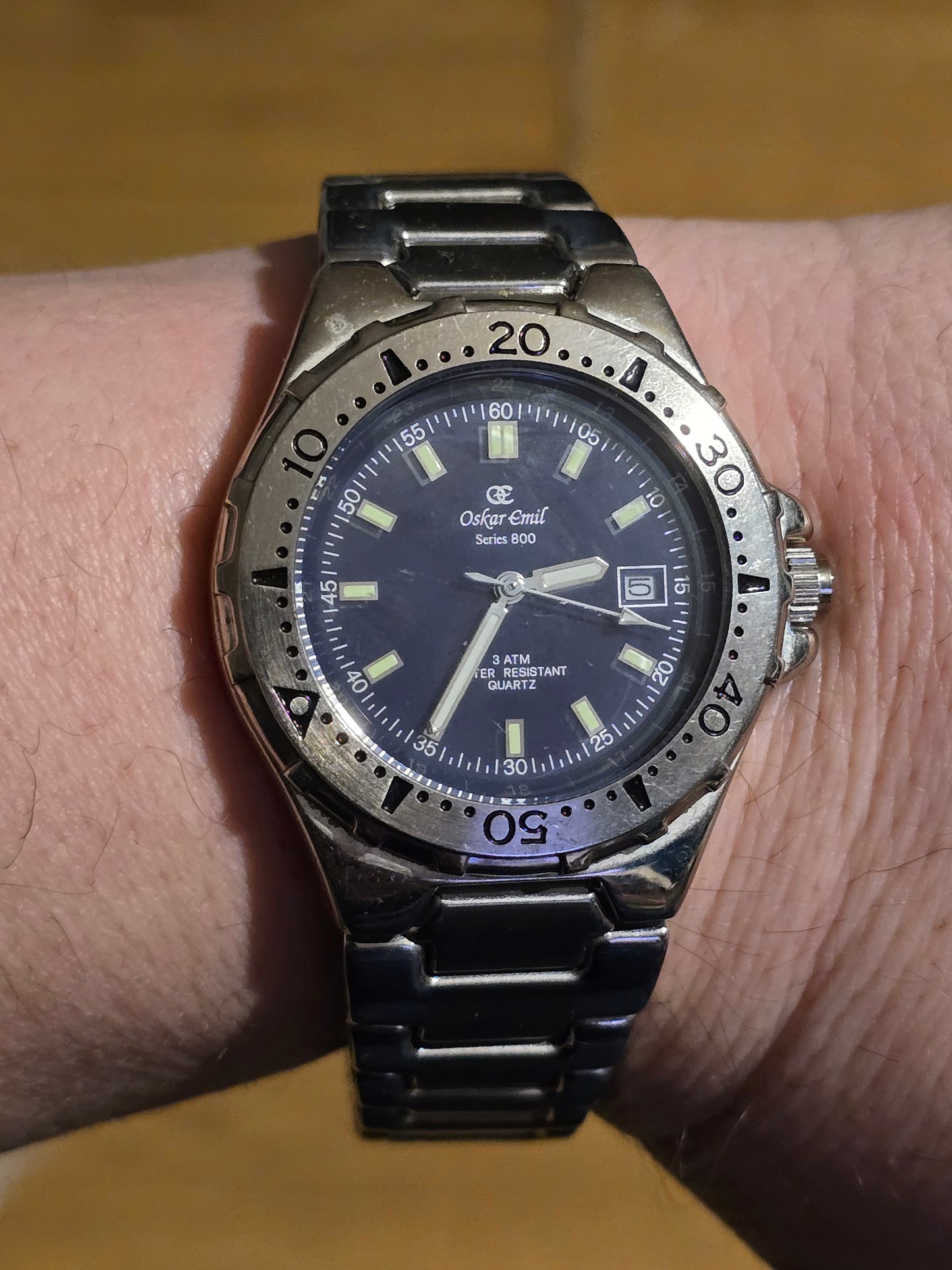 Oskar Emil Series 600 Mens Water Resistant Quartz Watch - Pre-owned - 1