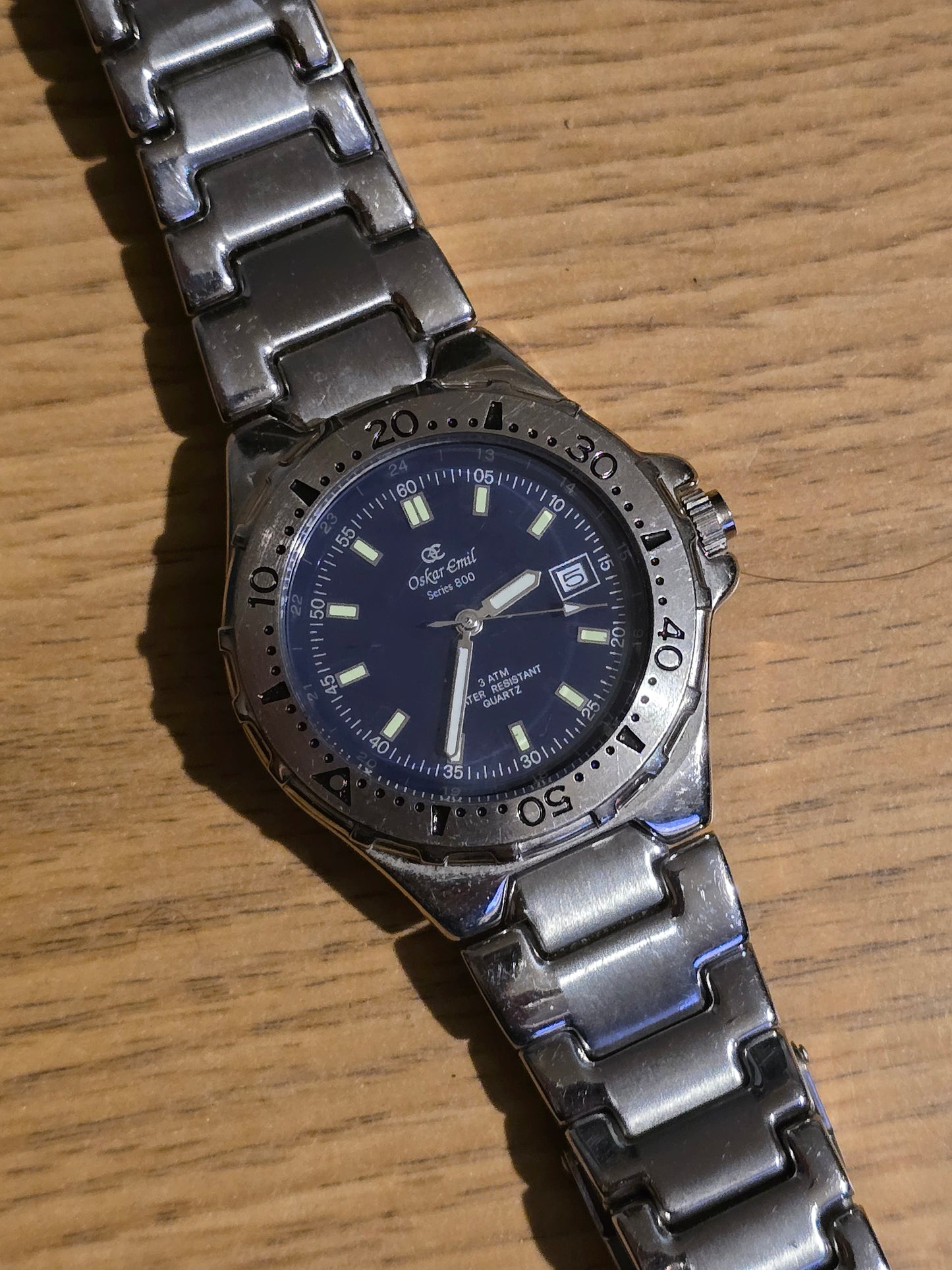 Oskar Emil Series 600 Mens Water Resistant Quartz Watch - Pre-owned - 1