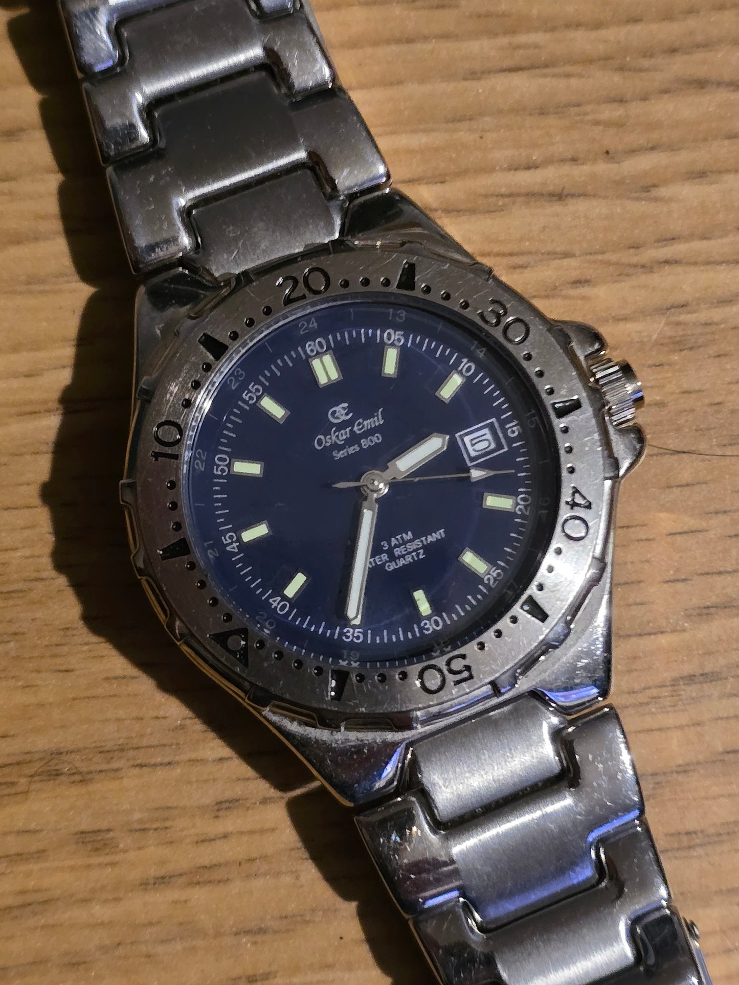 Oskar Emil Series 600 Mens Water Resistant Quartz Watch - Pre-owned - 1