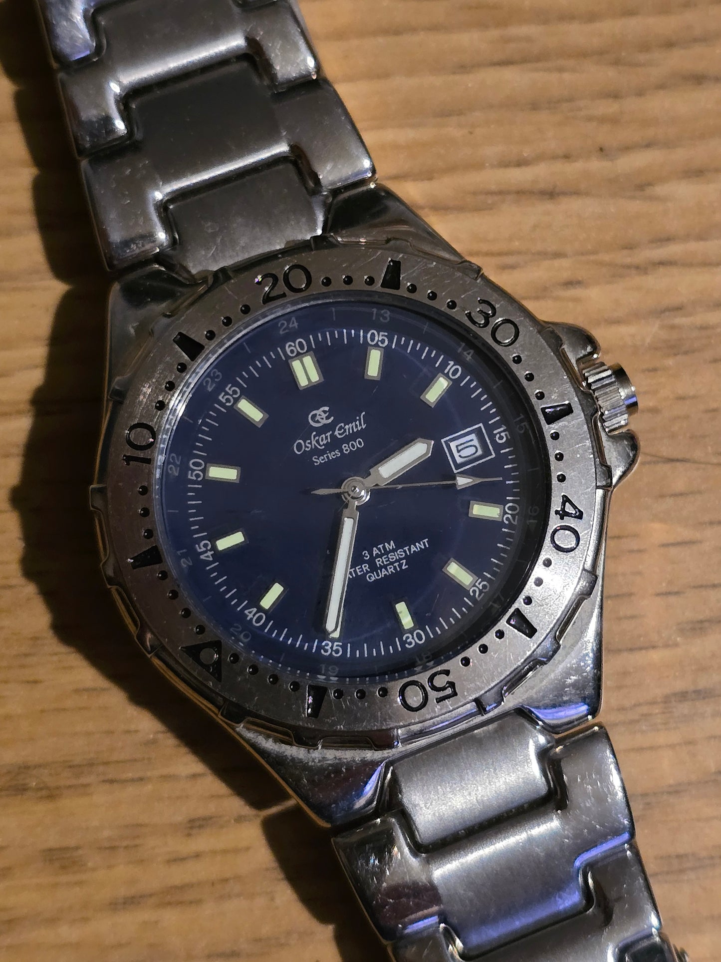 Oskar Emil Series 600 Mens Water Resistant Quartz Watch - Pre-owned - 1