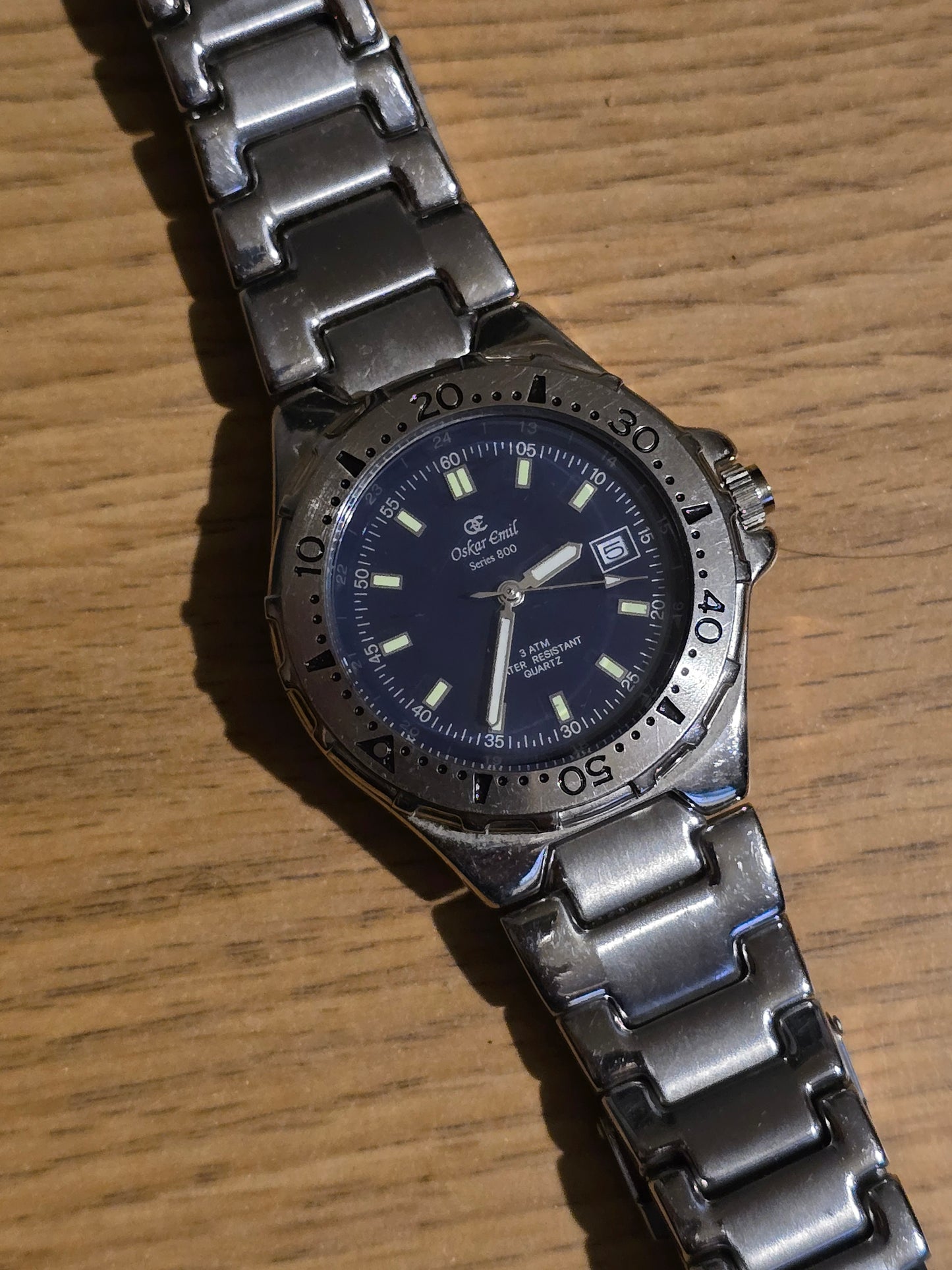 Oskar Emil Series 600 Mens Water Resistant Quartz Watch - Pre-owned - 1