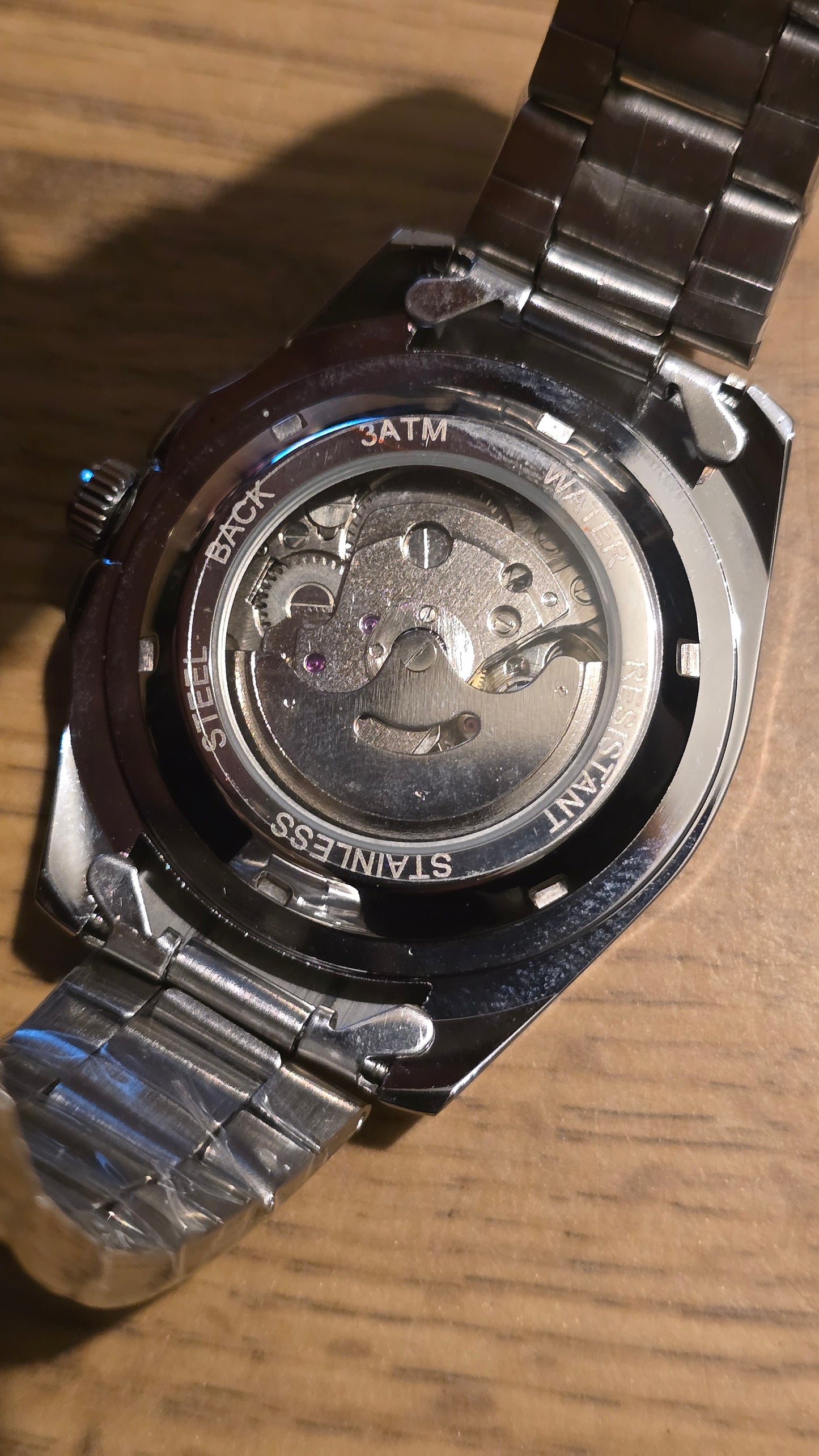 Fngeen Mens Automatic Self-Winding Watch - Black - New