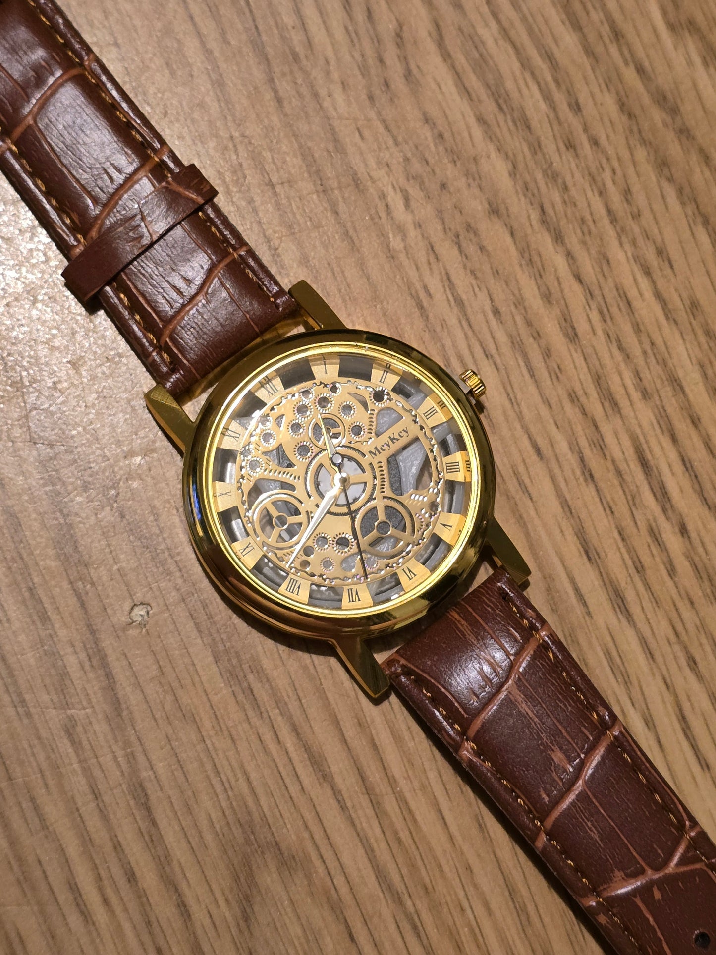 Mey Key Unisex Quartz Watch - Gold - New - 1