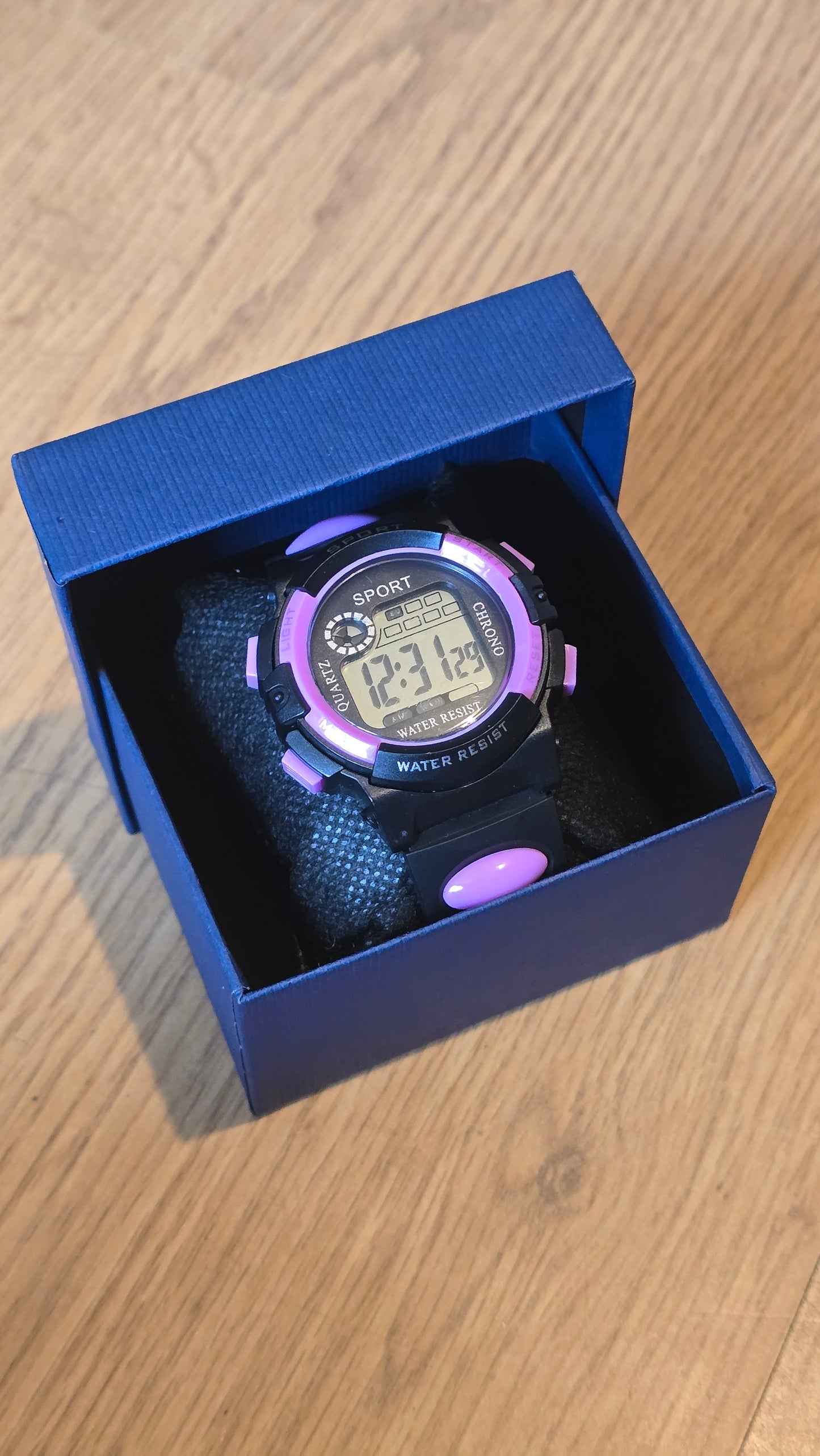 WYW Digital Sports Watch - Unisex - Purple - New