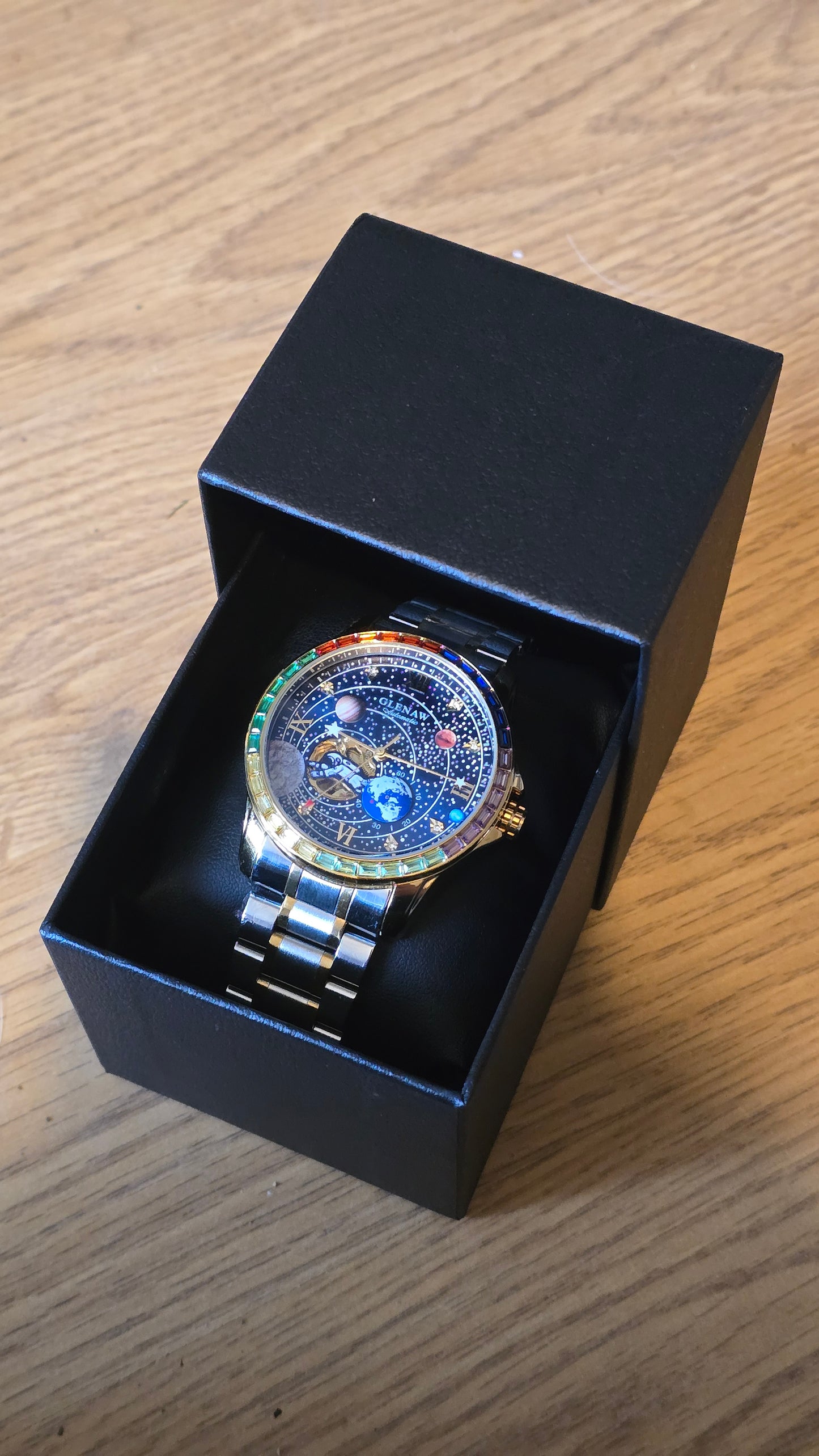 Glenaw Spaceman Constellation Automatic Self-Winding Mens Watch - New - 1