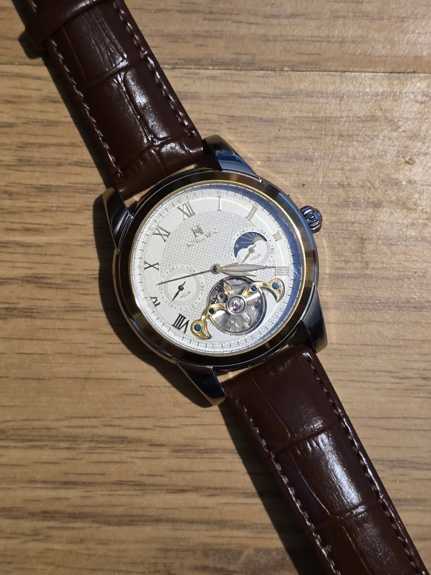 Automatic Tourbillon Mens Mechanical Watch - New