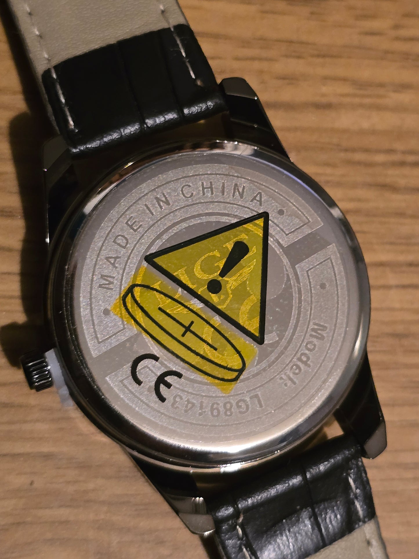 Lige Black Mens Quartz Watch - New - 1