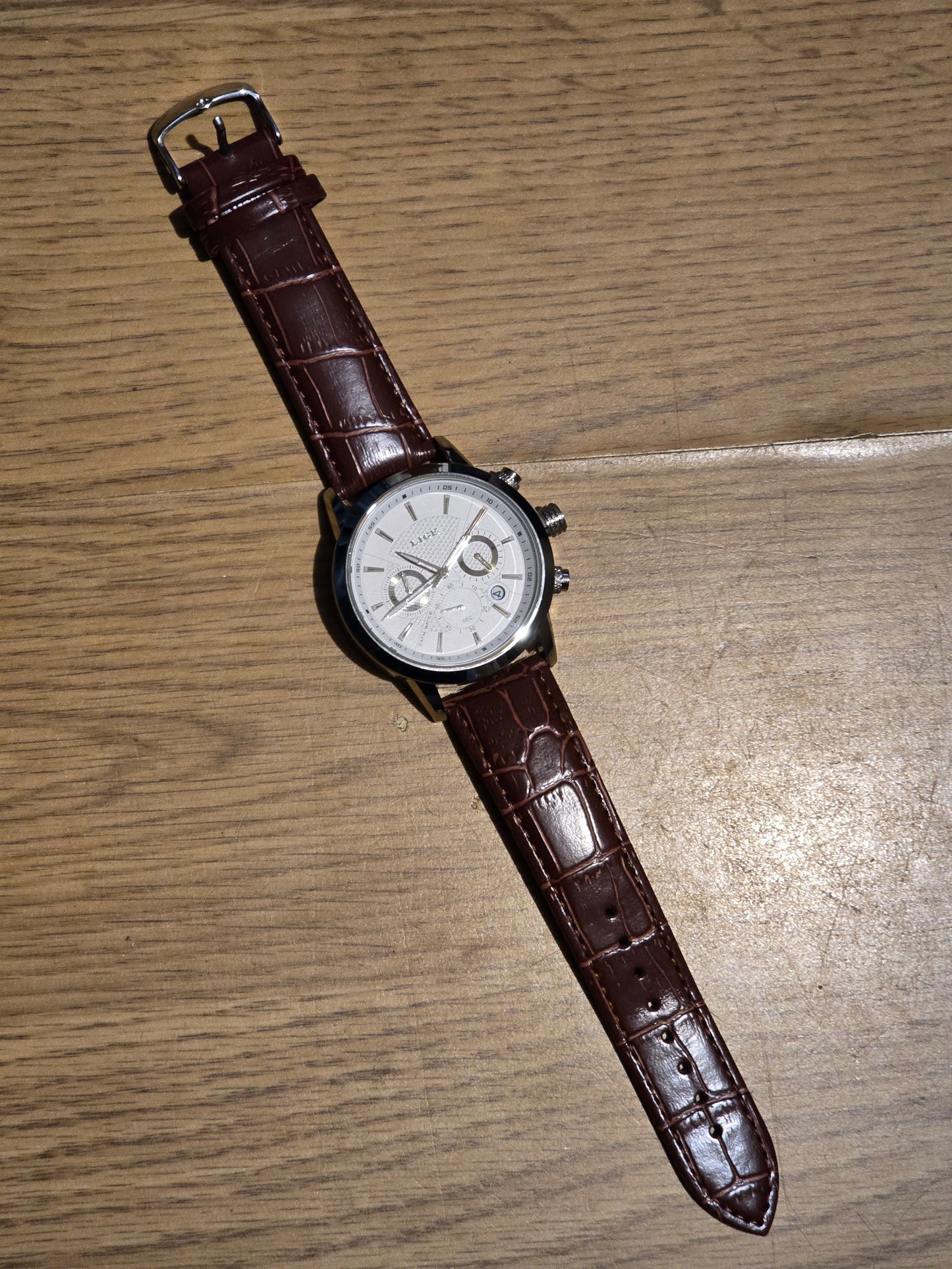 Lige Mens Chronograph Quartz Watch - New - 1