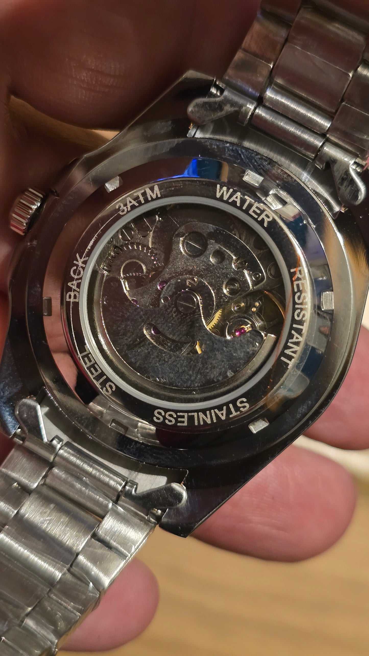 Fngeen Mens Automatic Self-Winding Watch - Green - New