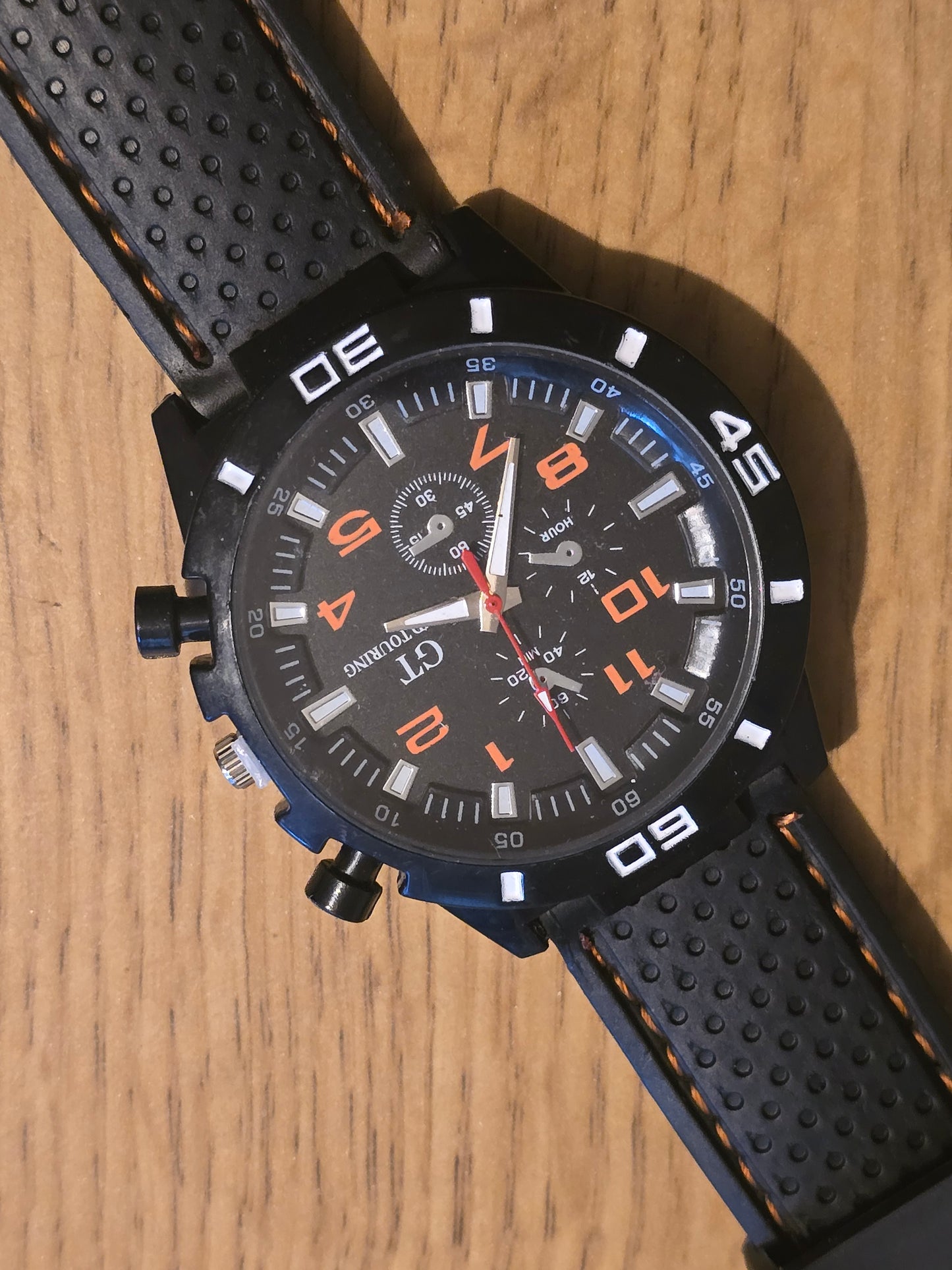 G.T Mens Quartz Watch - Orange - New