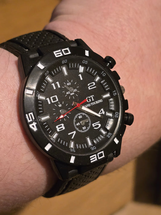 G.T Mens Quartz Watch - White - New