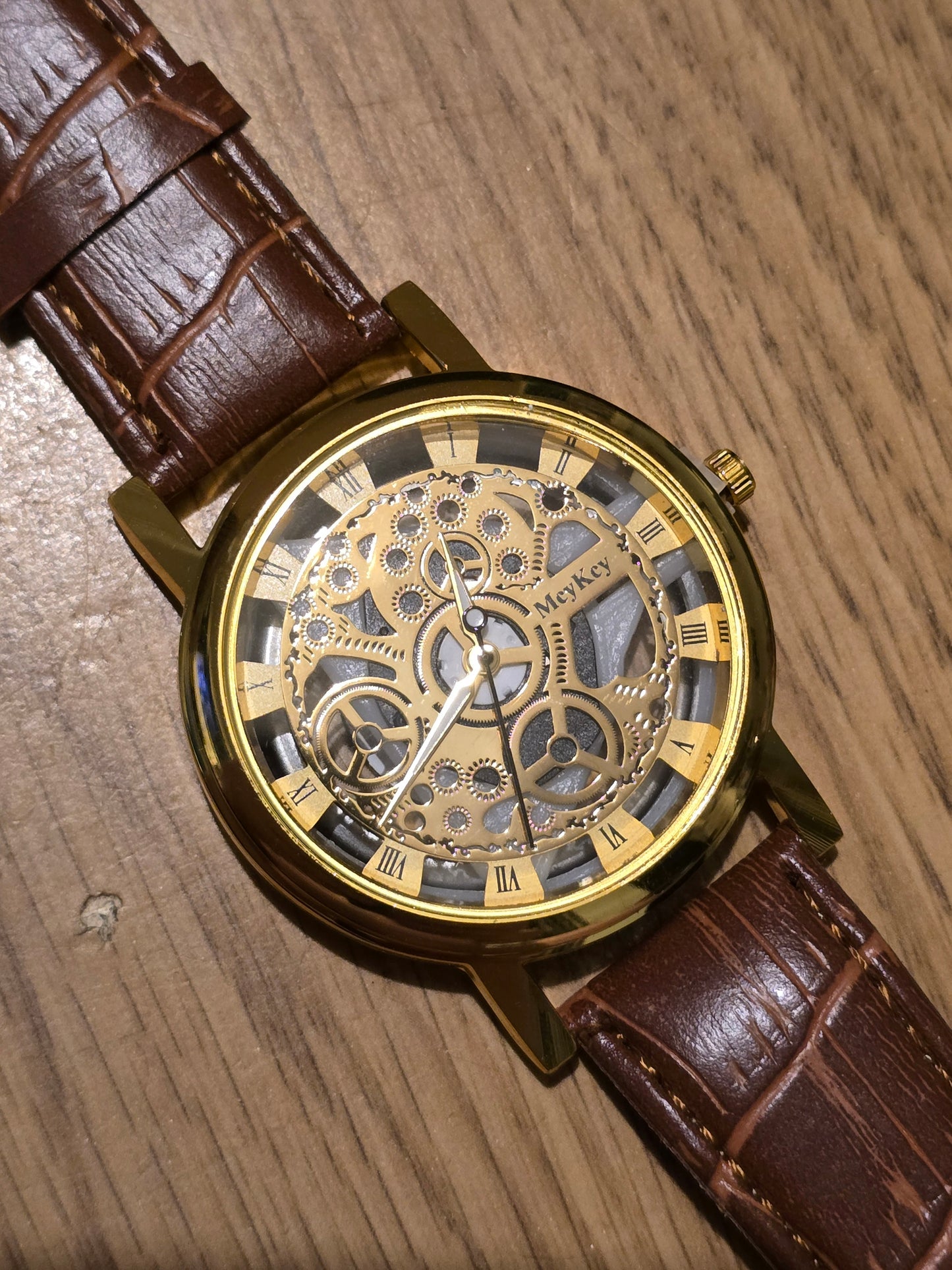 Mey Key Unisex Quartz Watch - Gold - New - 1