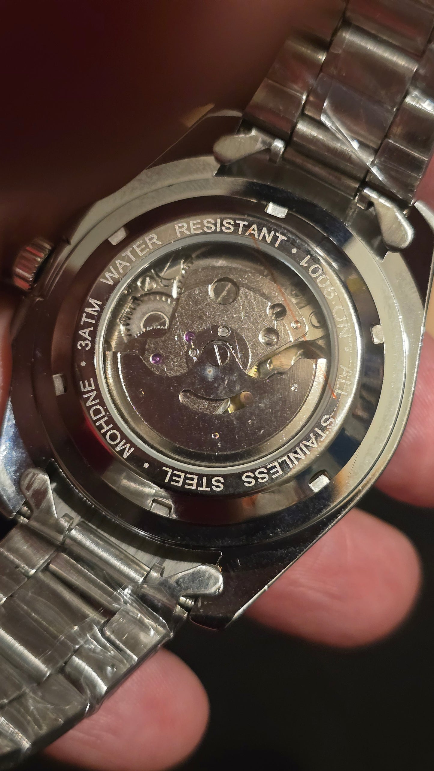 Fngeen Mens Automatic Self-Winding Watch - Blue - New