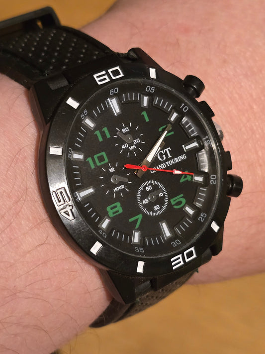 G.T Mens Quartz Watch - Green - New