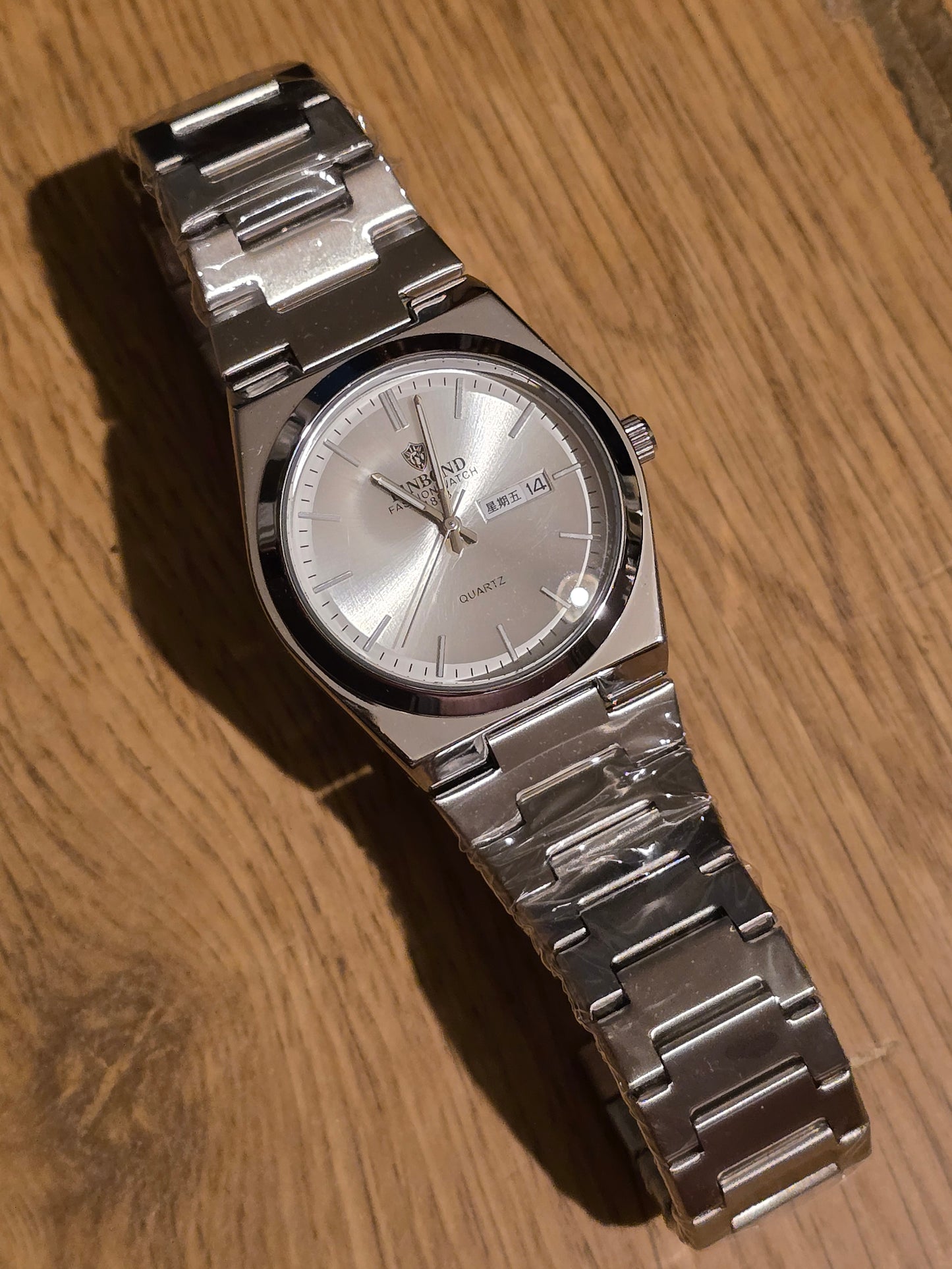 Binbond Mens Quartz Watch - Silver - New