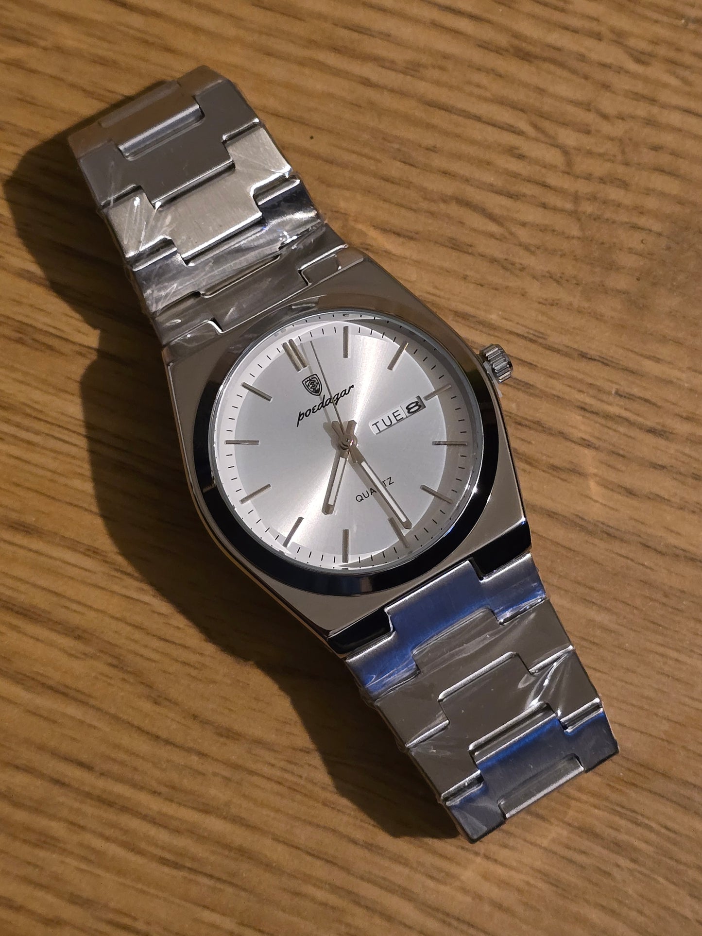 Poedagar Mens Quartz Watch - Silver - New - 2
