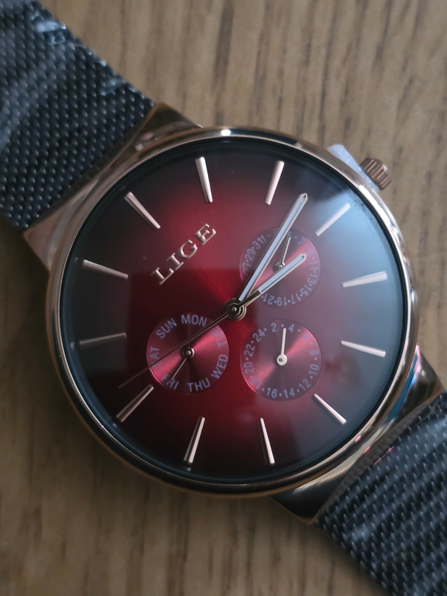 Lige Mens Quartz Watch - New - 1