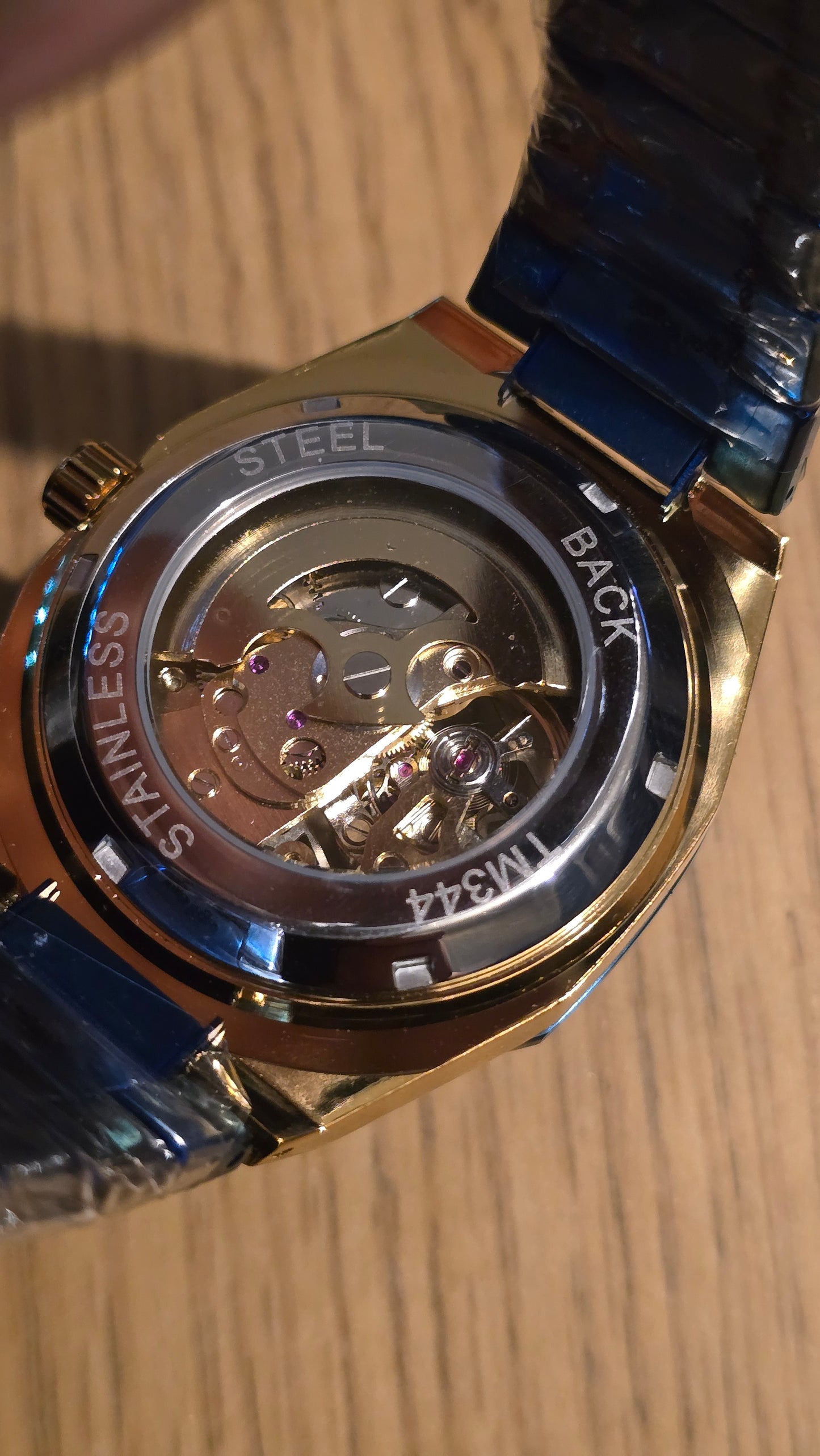 Automatic Mens Bi-Colour Automatic Self-Winding Watch - New