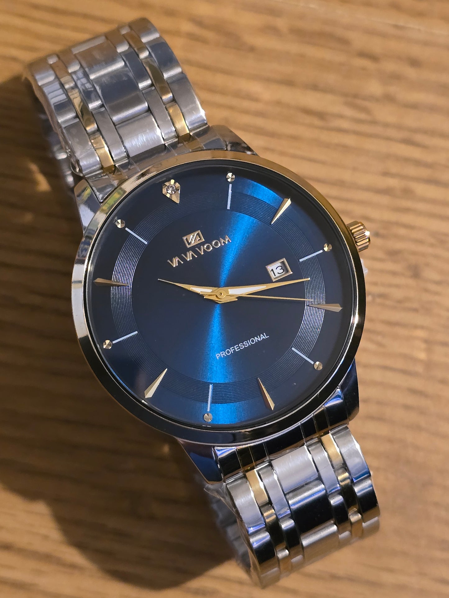 Va Va Voom Bi-Coloured Mens Quartz Watch - Blue - New - 2