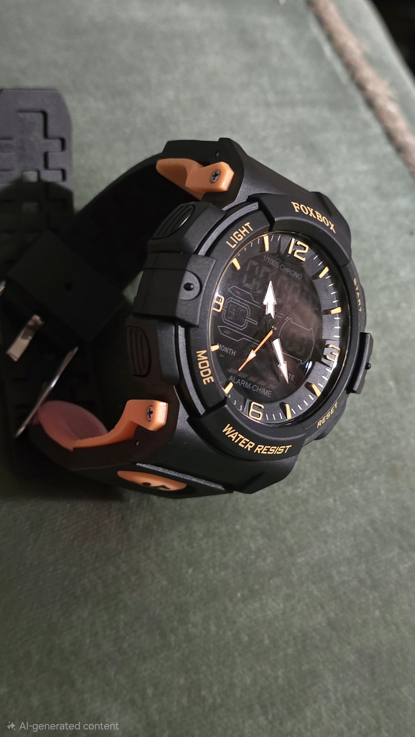 Foxbox Mens LCD Digital Quartz Watch - New - 1