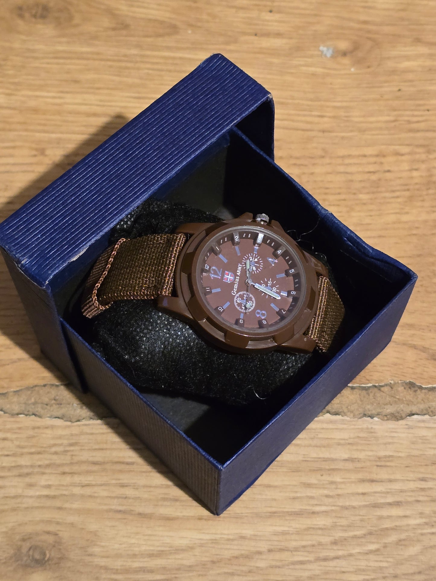 Gemius Army Unisex Quartz Watch - Brown - New