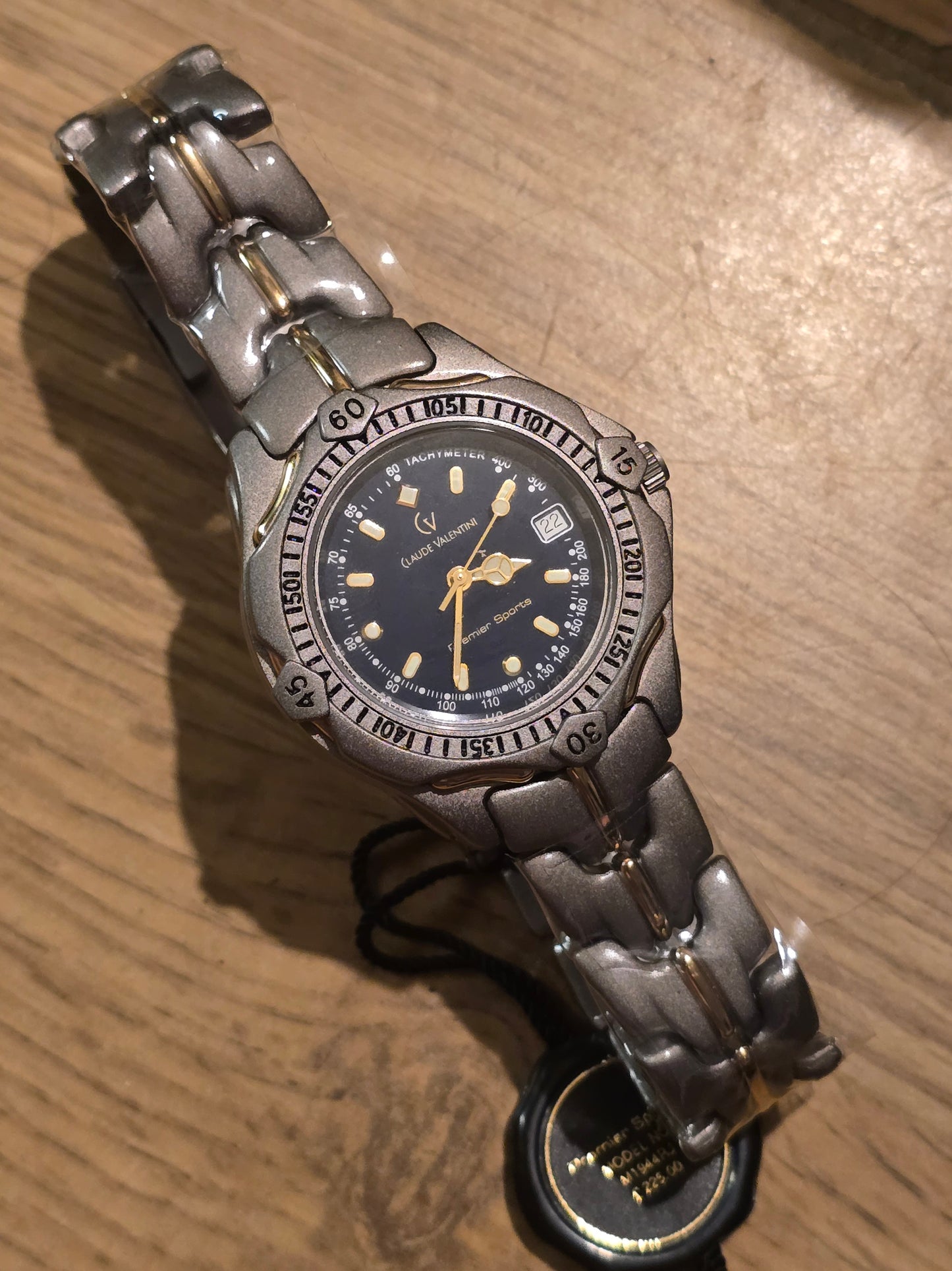 Claude Valentini Mens Premier Sports Quartz Watch - New