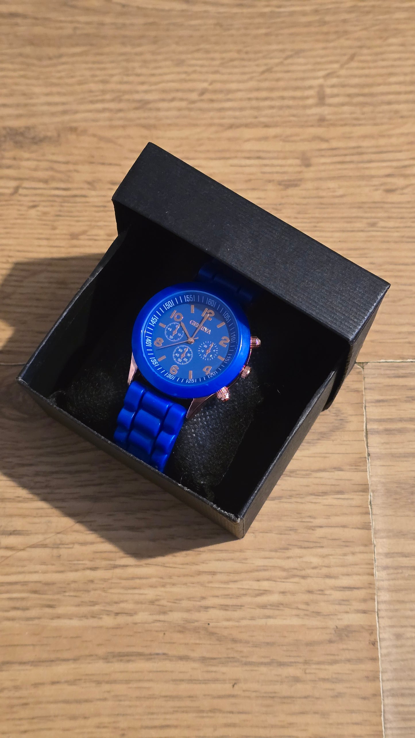 Geneva Ladies Quartz Watch - Blue - New